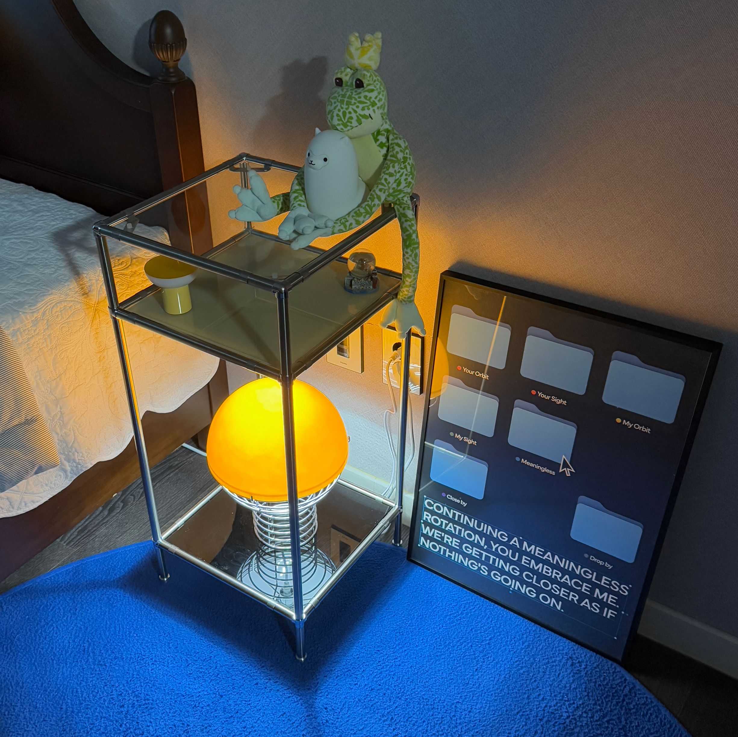 3 Tier Square DIY Modular Tempered Glass Shelf user photo