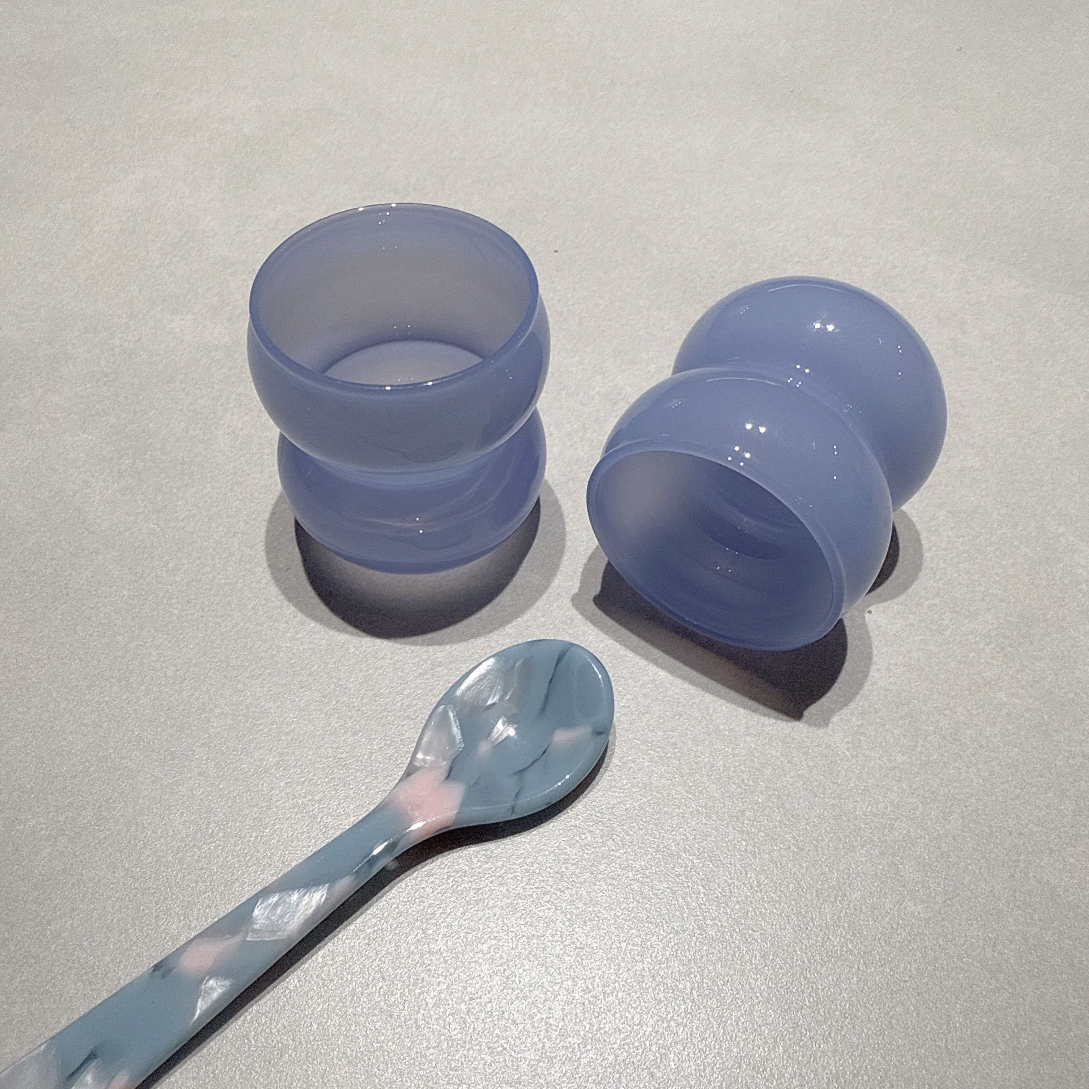 Newtige Milk Glass Soju & Sake Cup Set (4-Piece) user photo