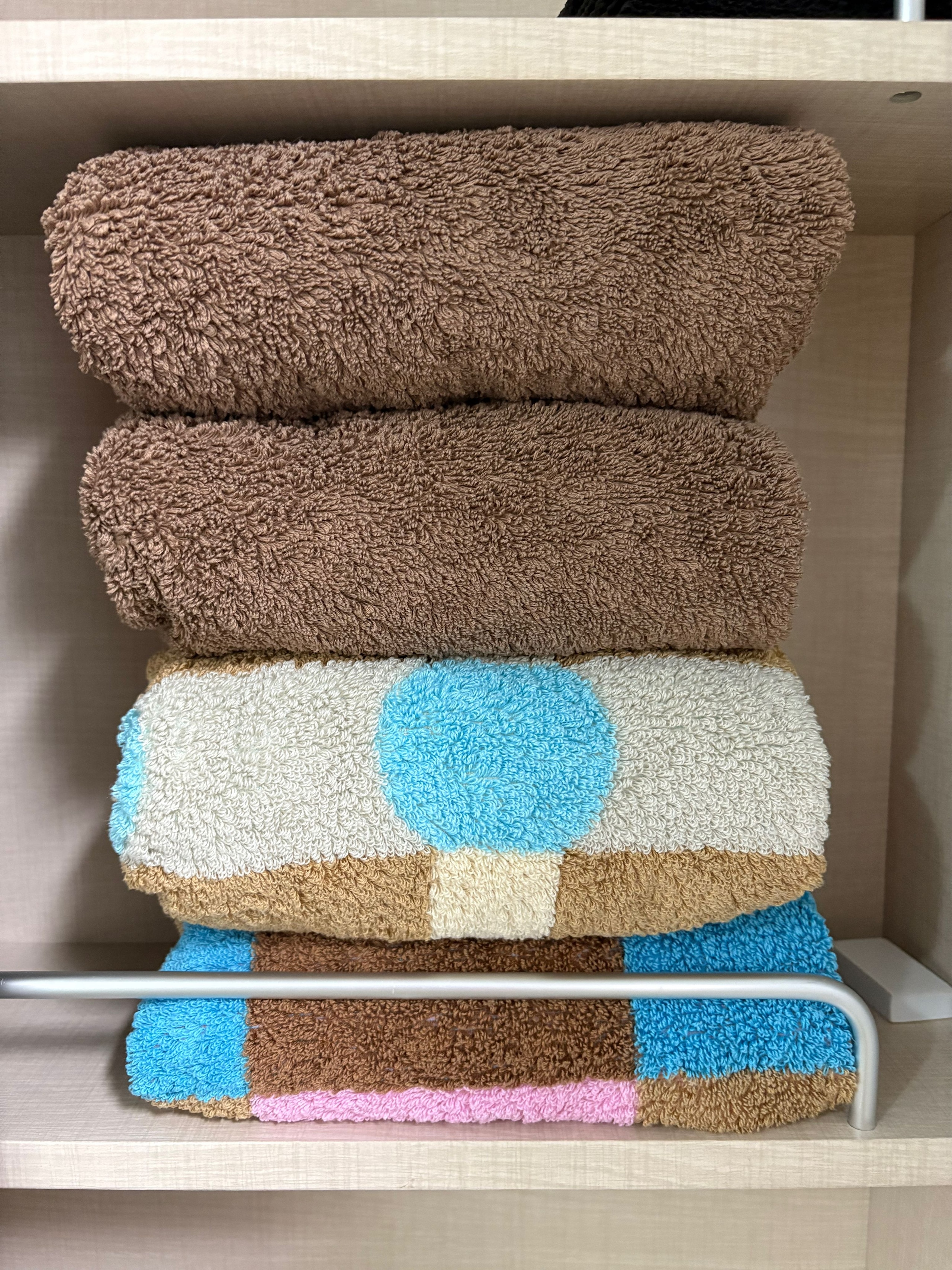 Warm Colorblock Check Hand Towel user photo