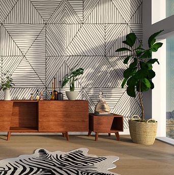 Red Stripe Pattern Rug user photo