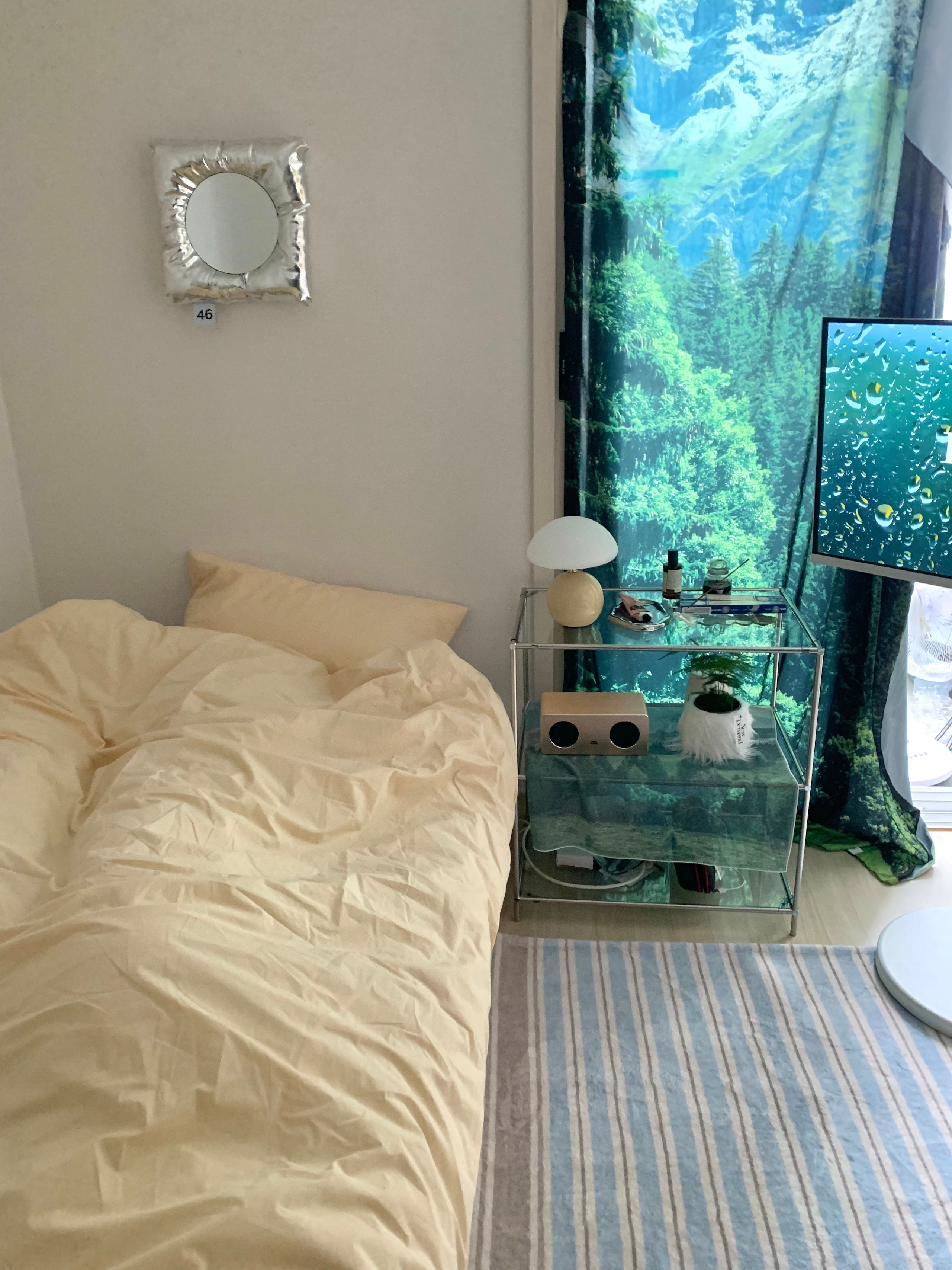 Blue Stripe Bedside Rug user photo