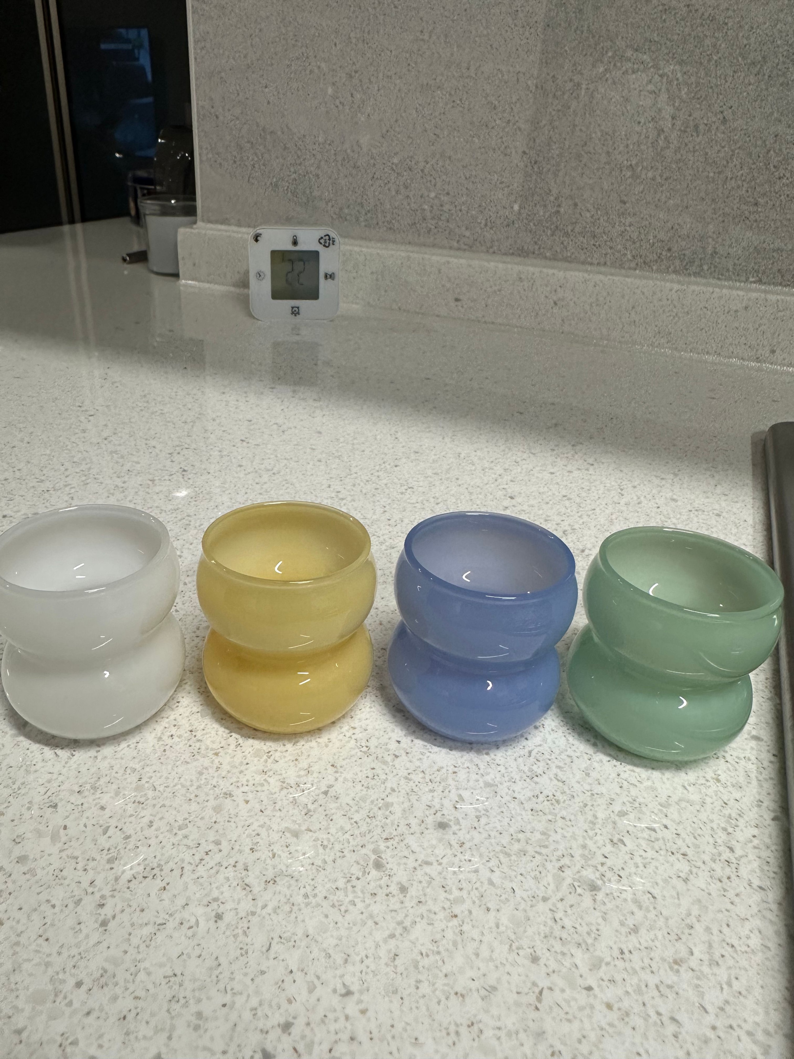 Newtige Milk Glass Soju & Sake Cup Set (4-Piece) user photo