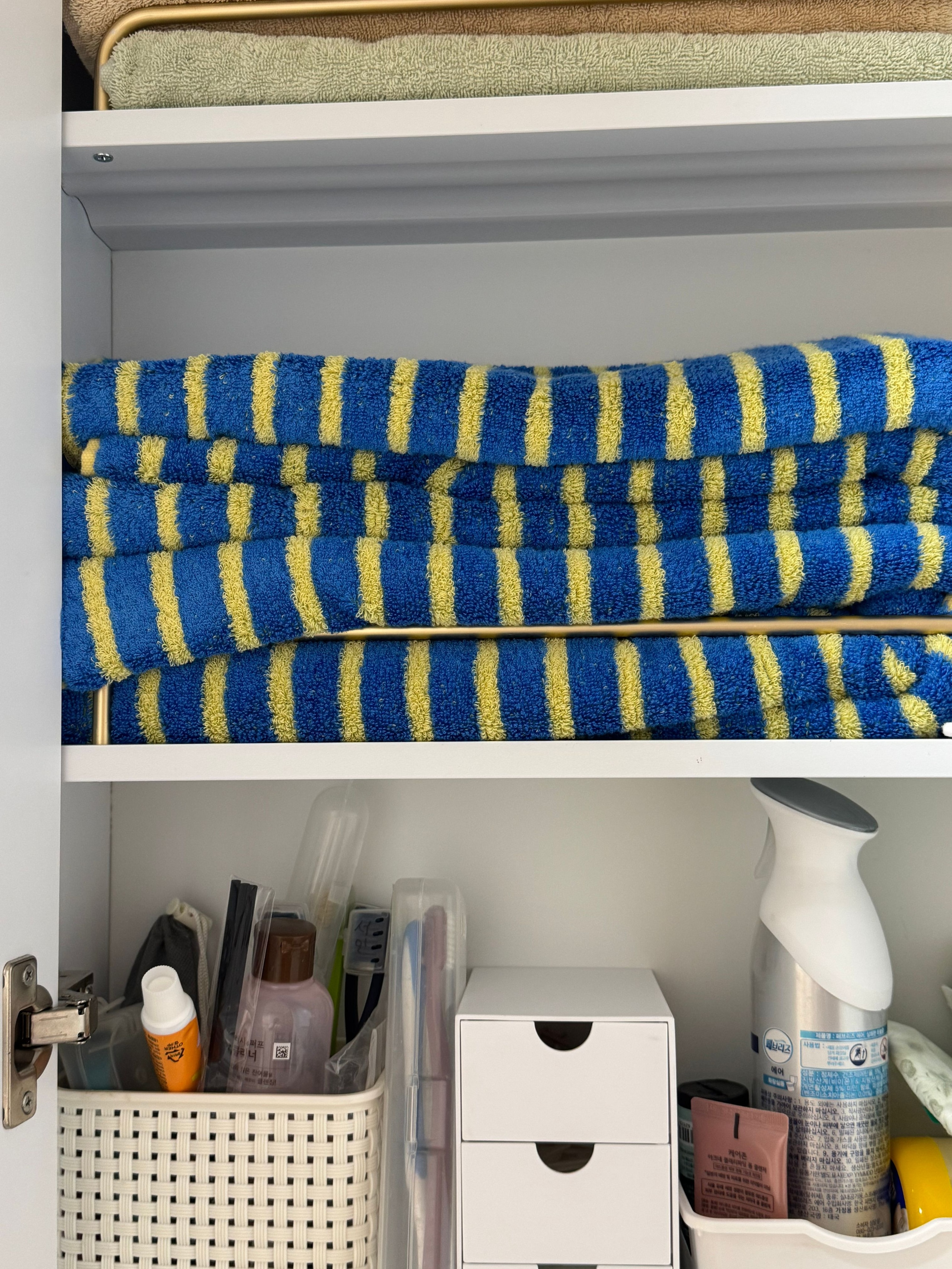 Checkerboard & Stripe Hotel Bath Towel Set (10-Pack) user photo