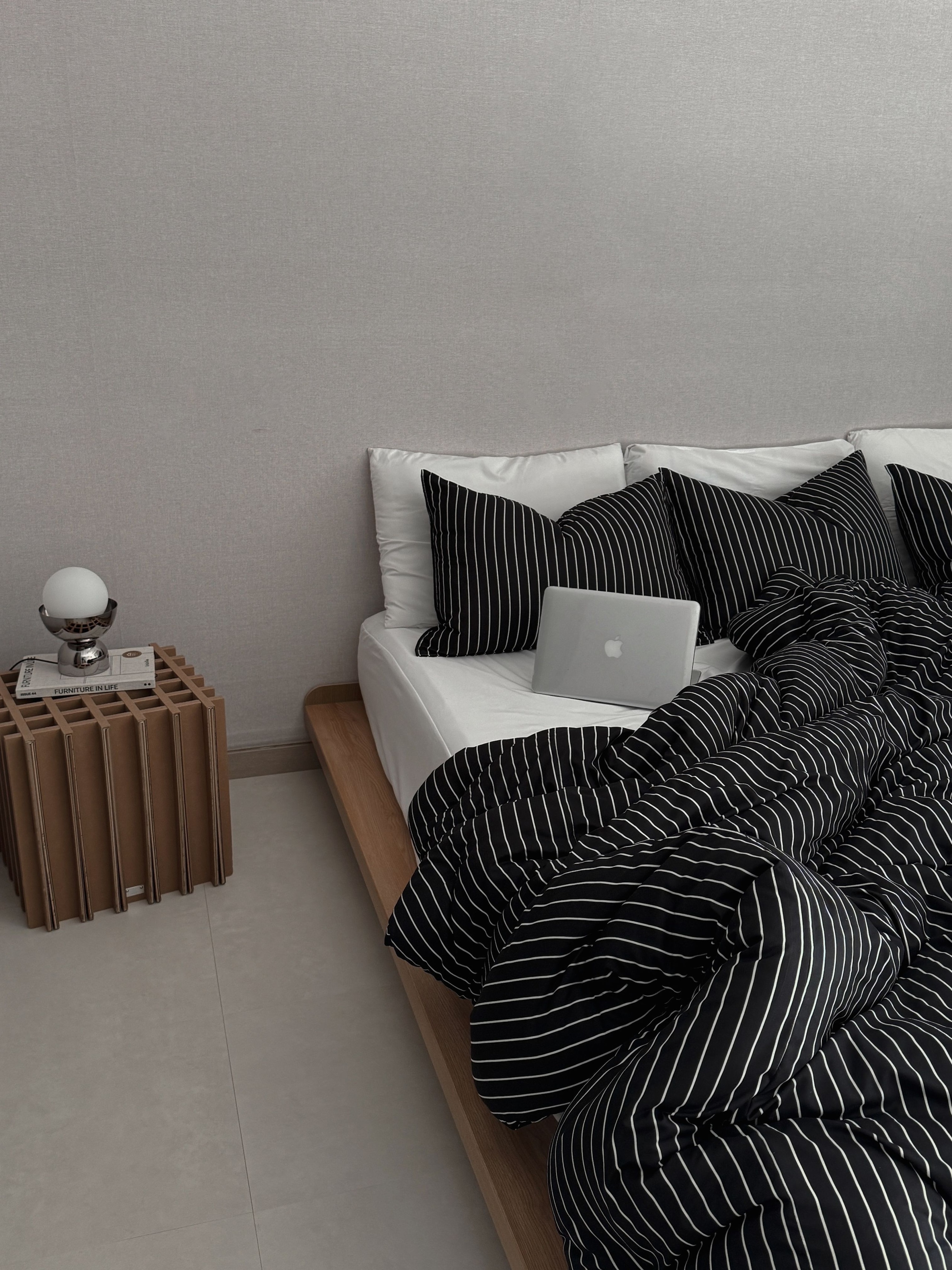 Soft Stripe Comforter & Pillow Set (Eco Corn Fill) user photo