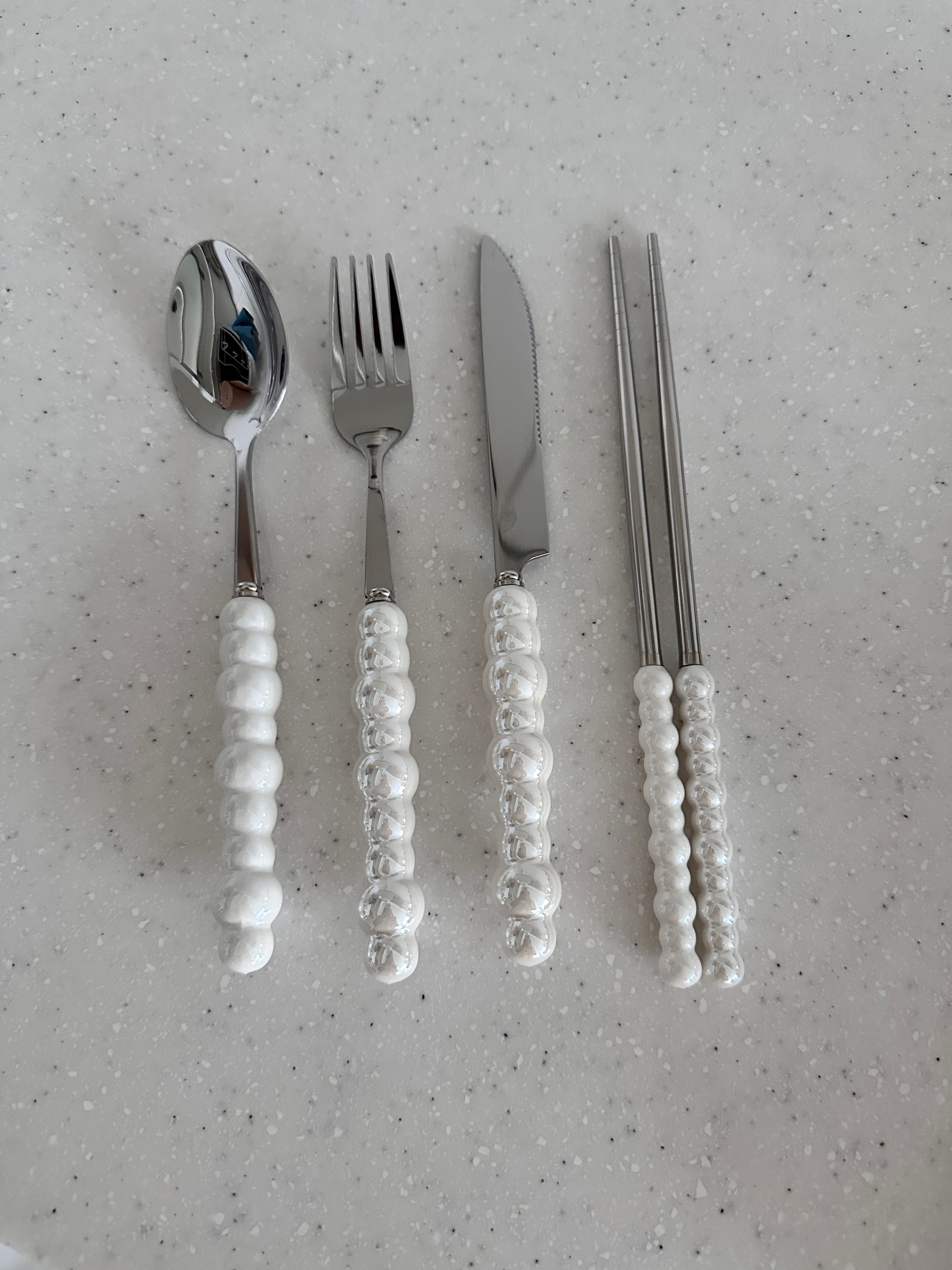 Bead Handle Full Flatware Set (4-piece) user photo