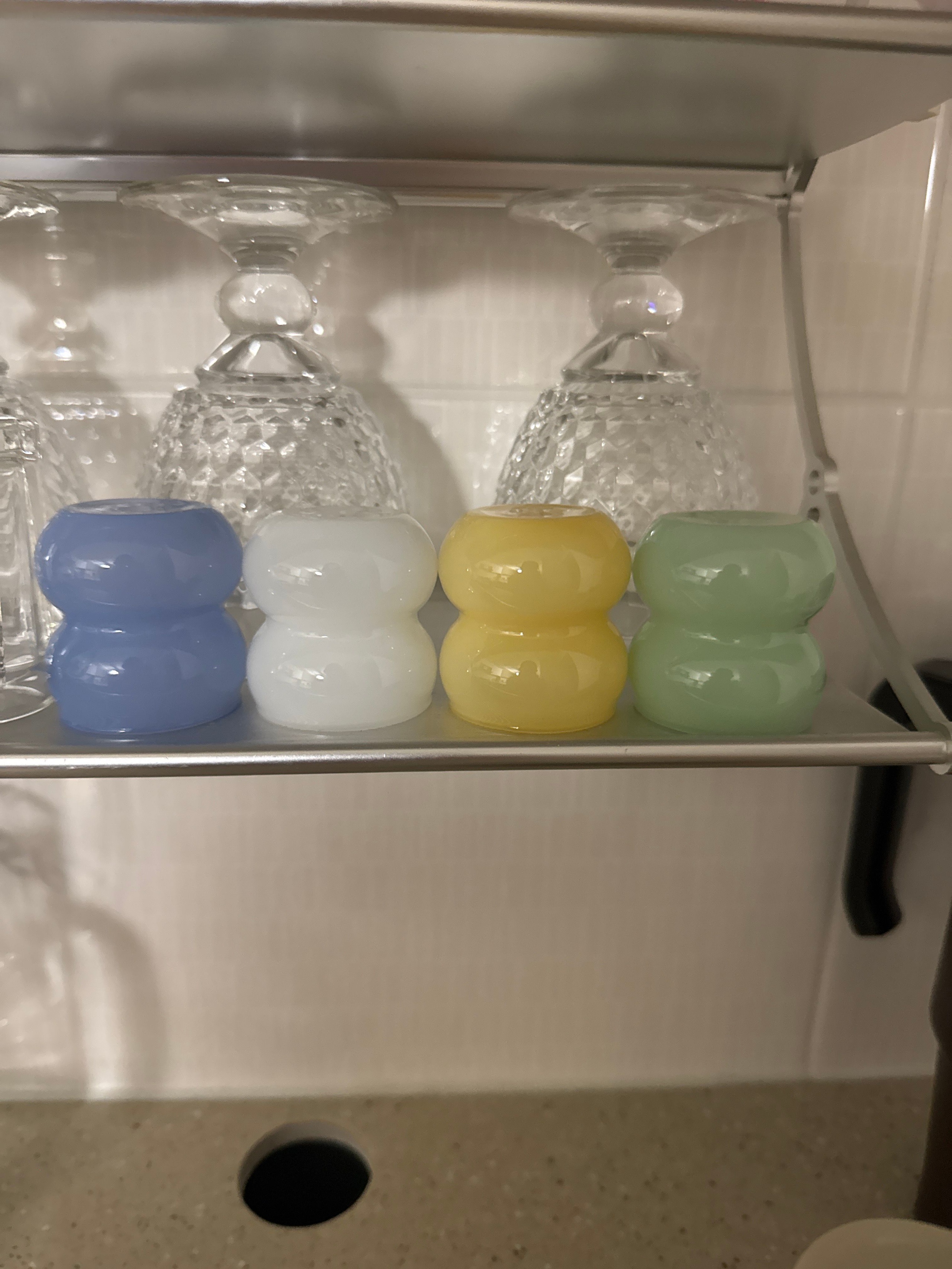 Newtige Milk Glass Soju & Sake Cup Set (4-Piece) user photo