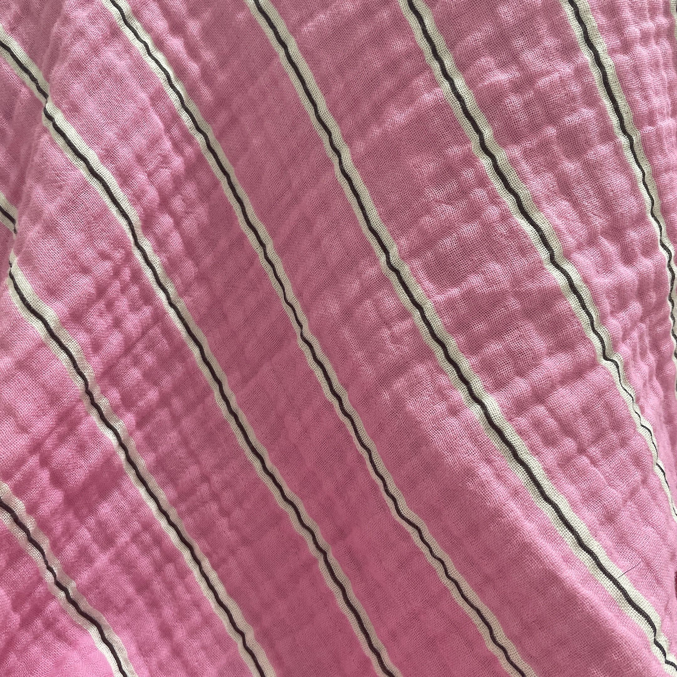 Neon Stripe 3-Layer Gauze Blanket user photo