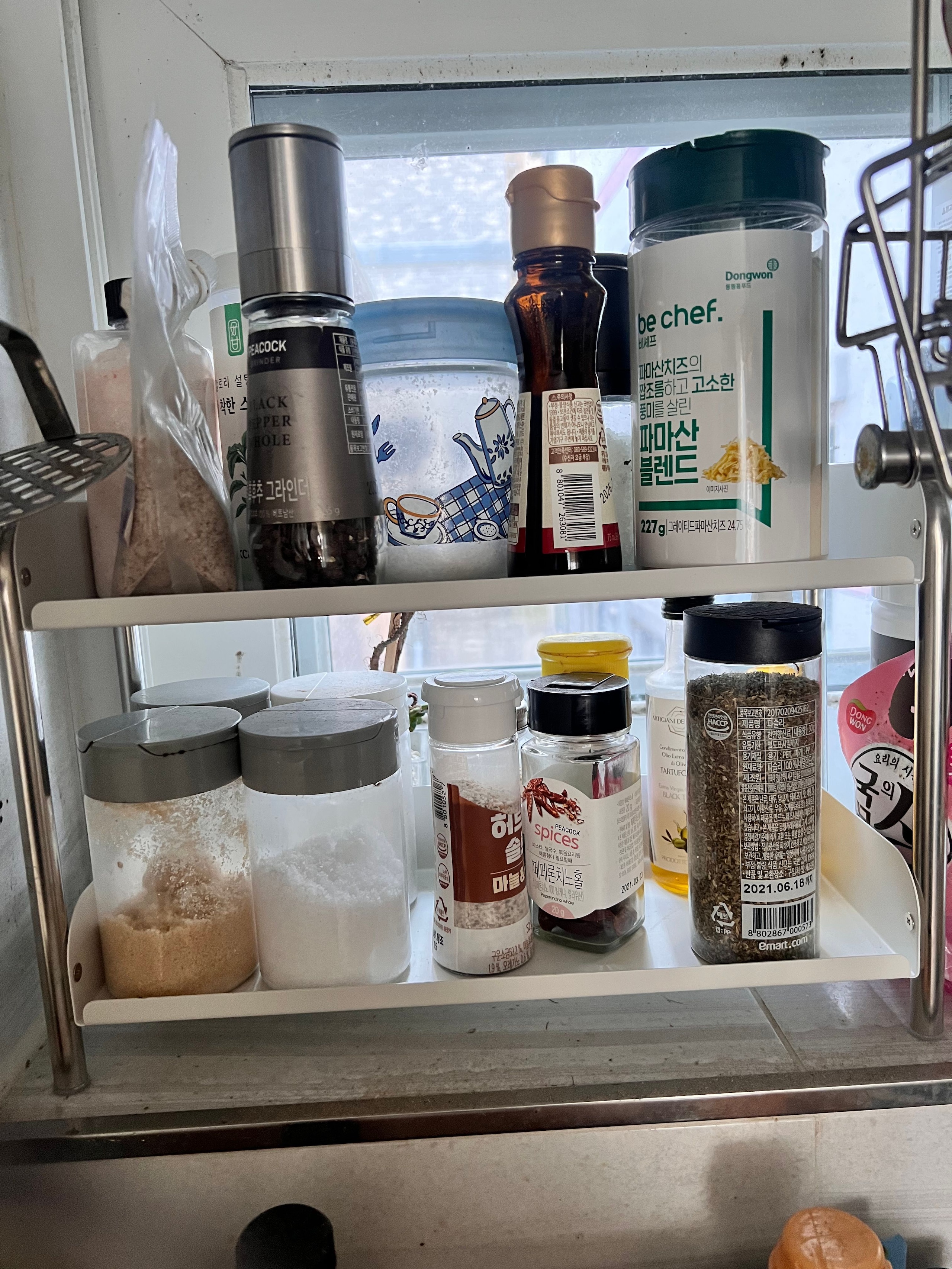 Elle Stainless Steel 2-Tier Kitchen Storage Rack user photo