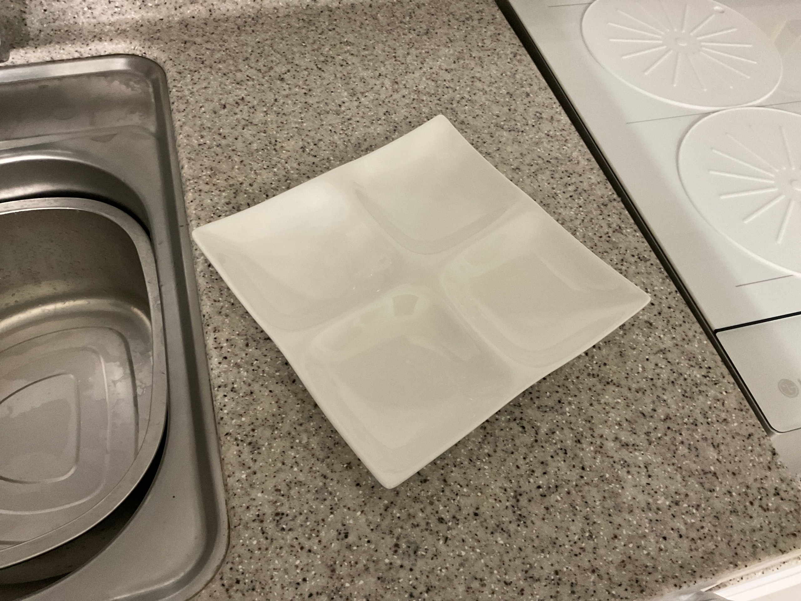 Mild White 4-Section Divided Serving Platter Set of 2 user photo