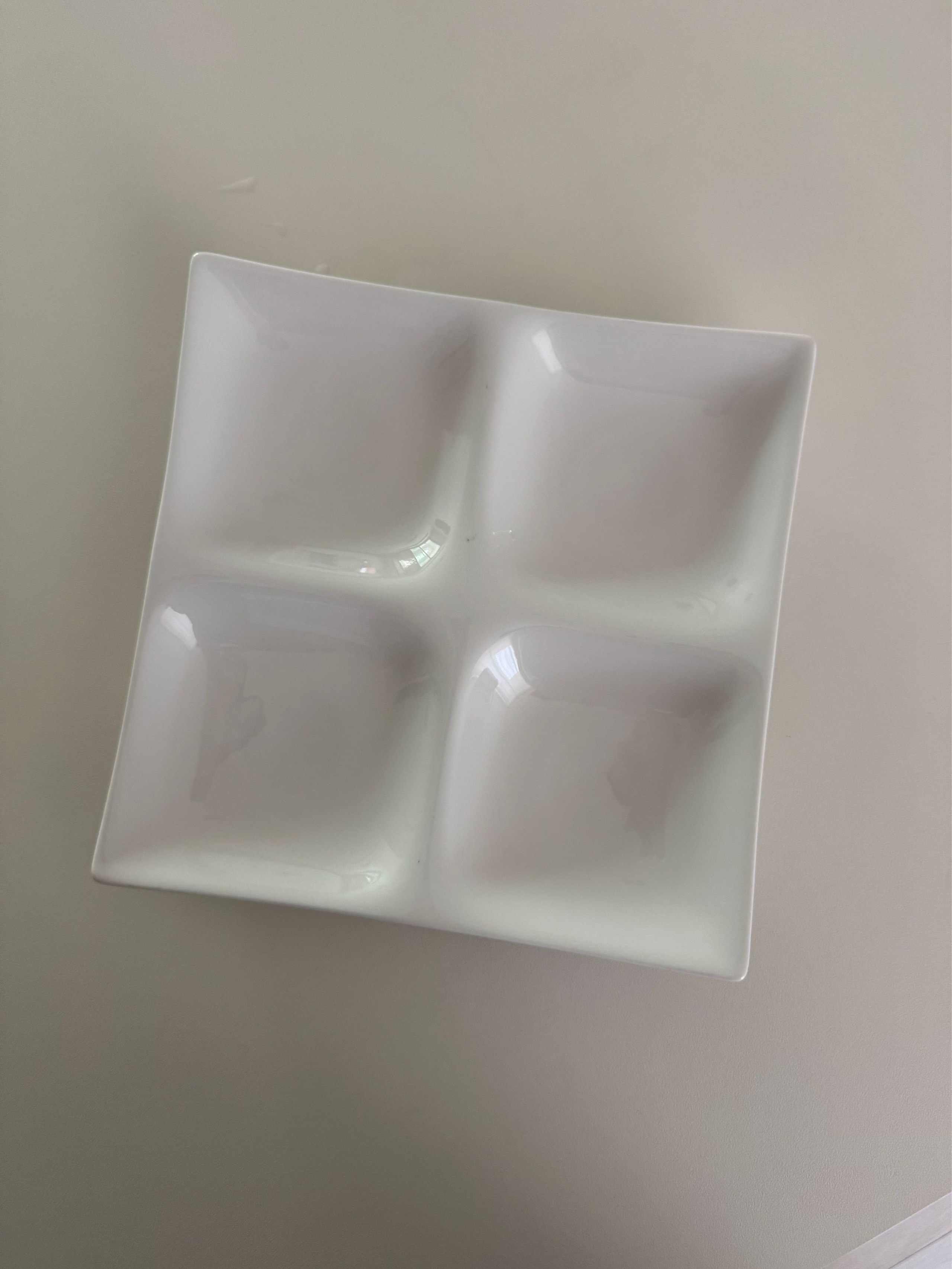 Mild White 4-Section Divided Serving Platter Set of 2 user photo