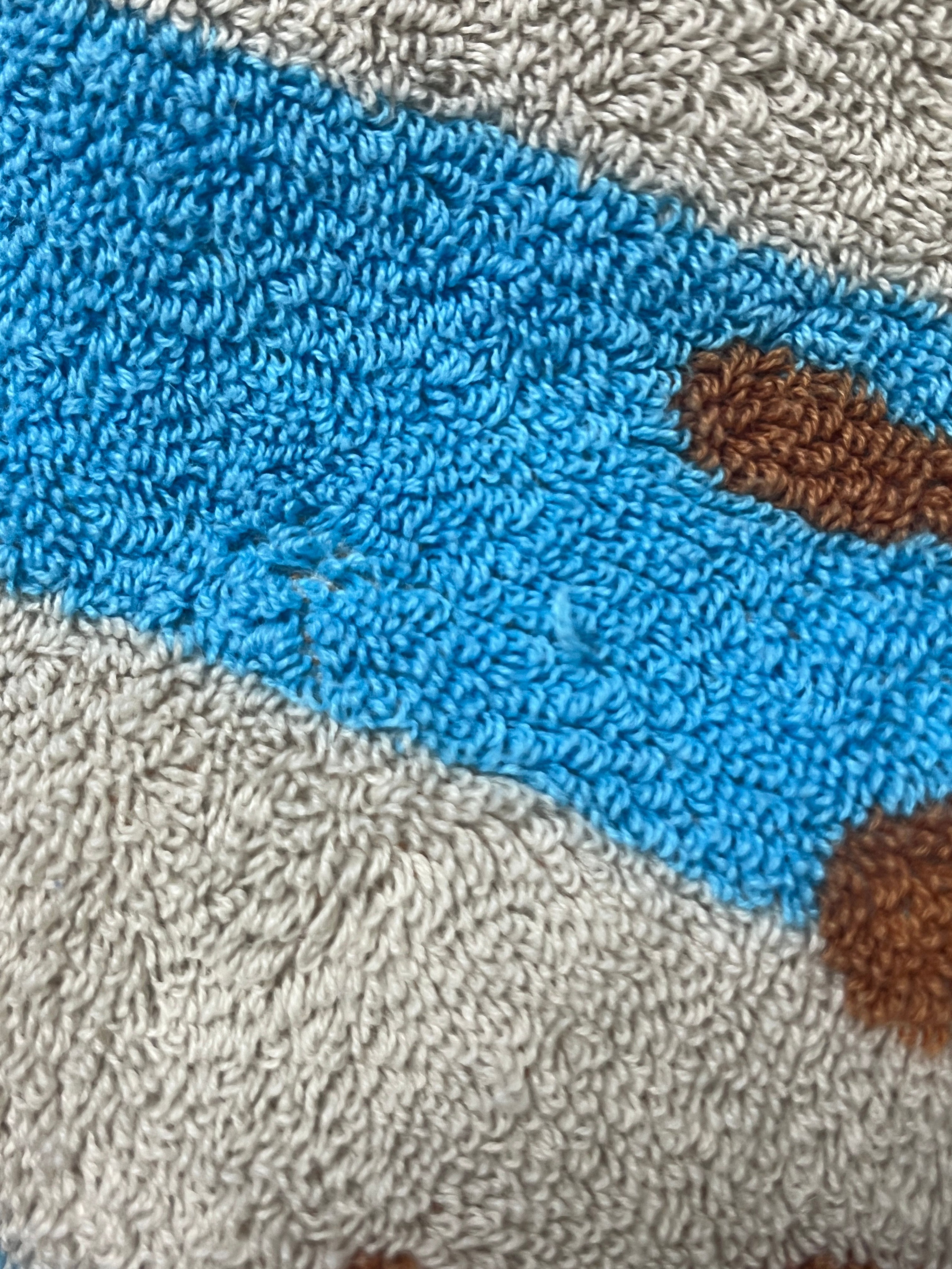 Warm Colorblock Check Hand Towel user photo