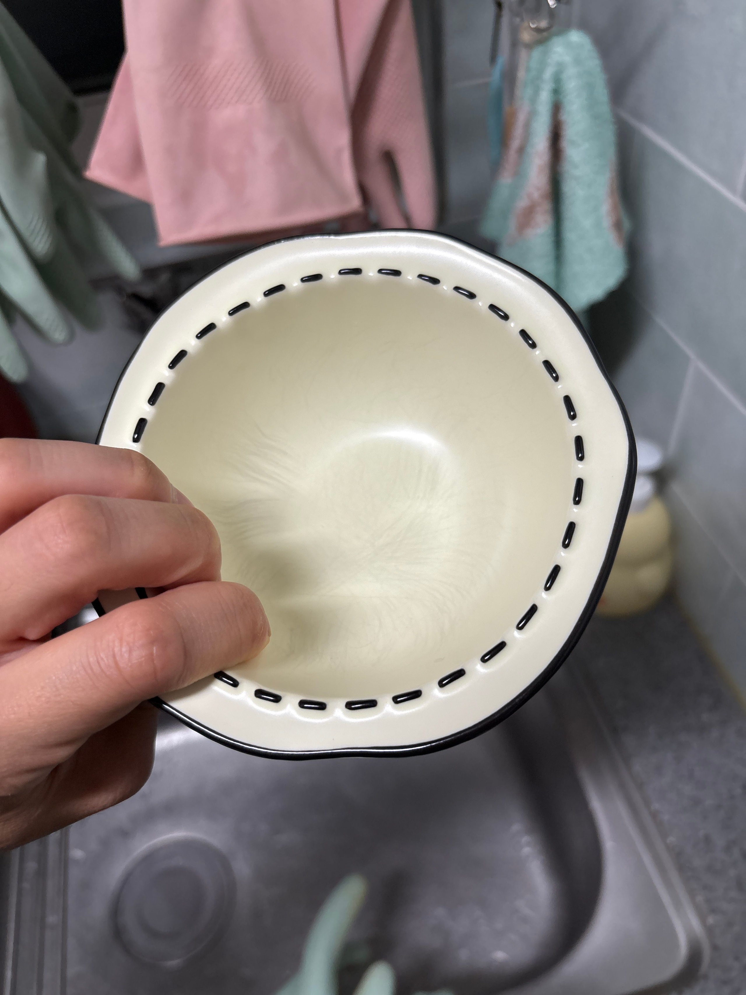 Black Stitch Cereal Bowl user photo