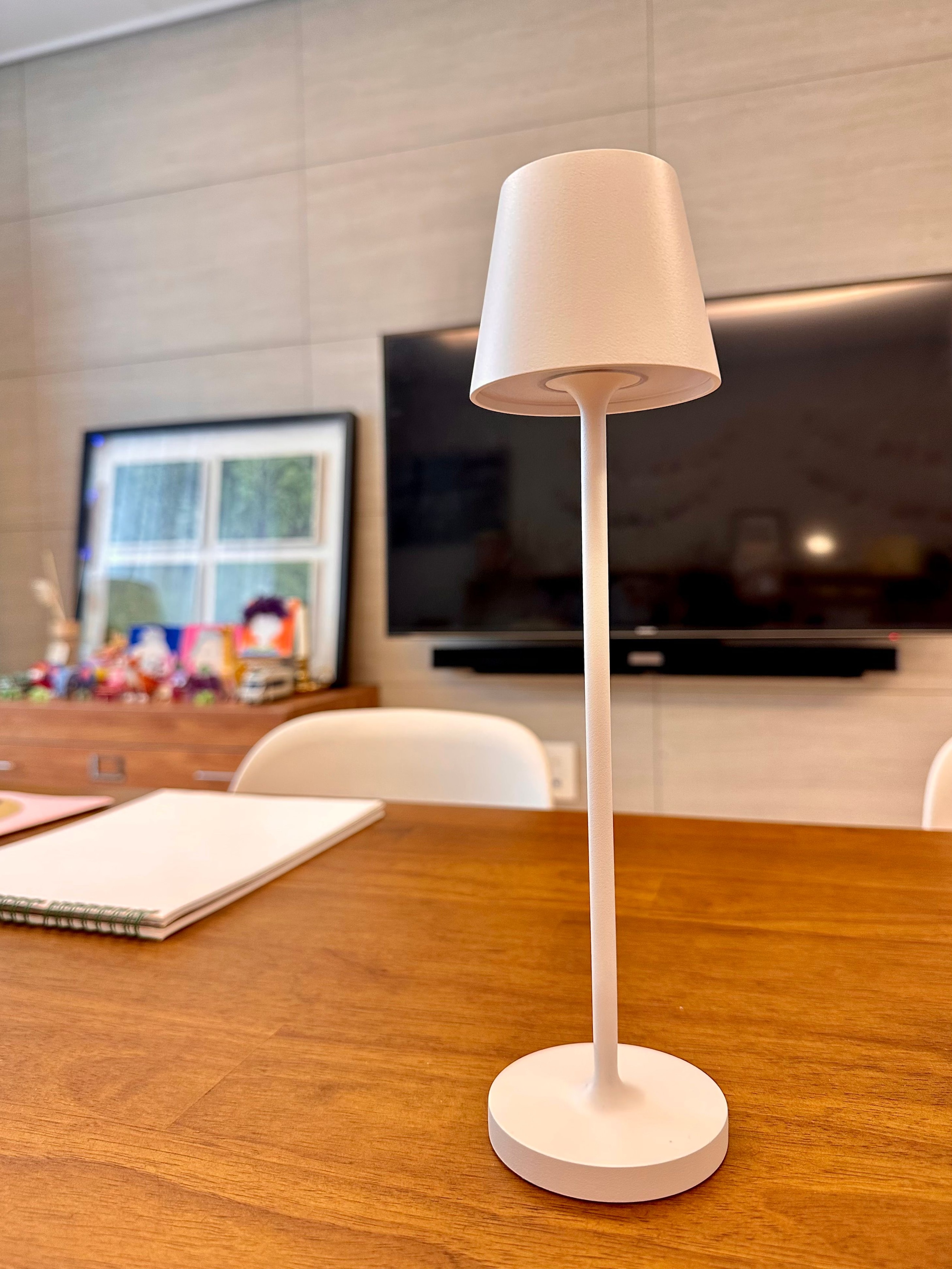 White LED Rechargeable Table Lamp user photo