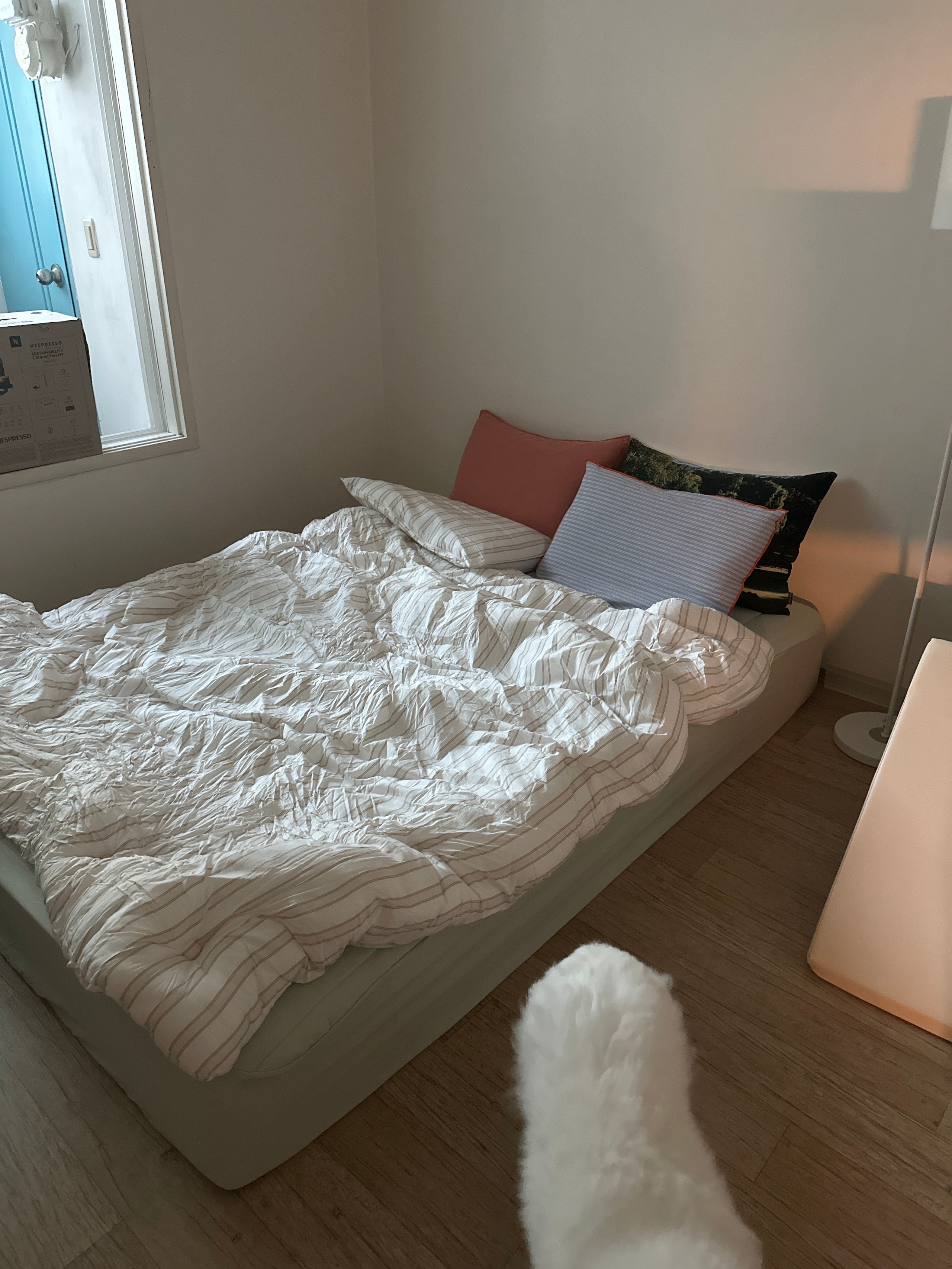 Modal Stripe Comforter & Pillow Set (Corn-Fiber Fill) user photo