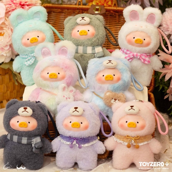 루루 더 피기 조이풀 타임 시리즈 플러시 키체인 랜덤피규어 키링