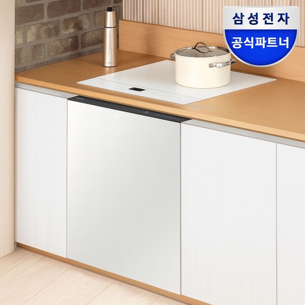 비스포크 1등급 히든 14인용 식기세척기+3구 인덕션 CC80F63W1Z