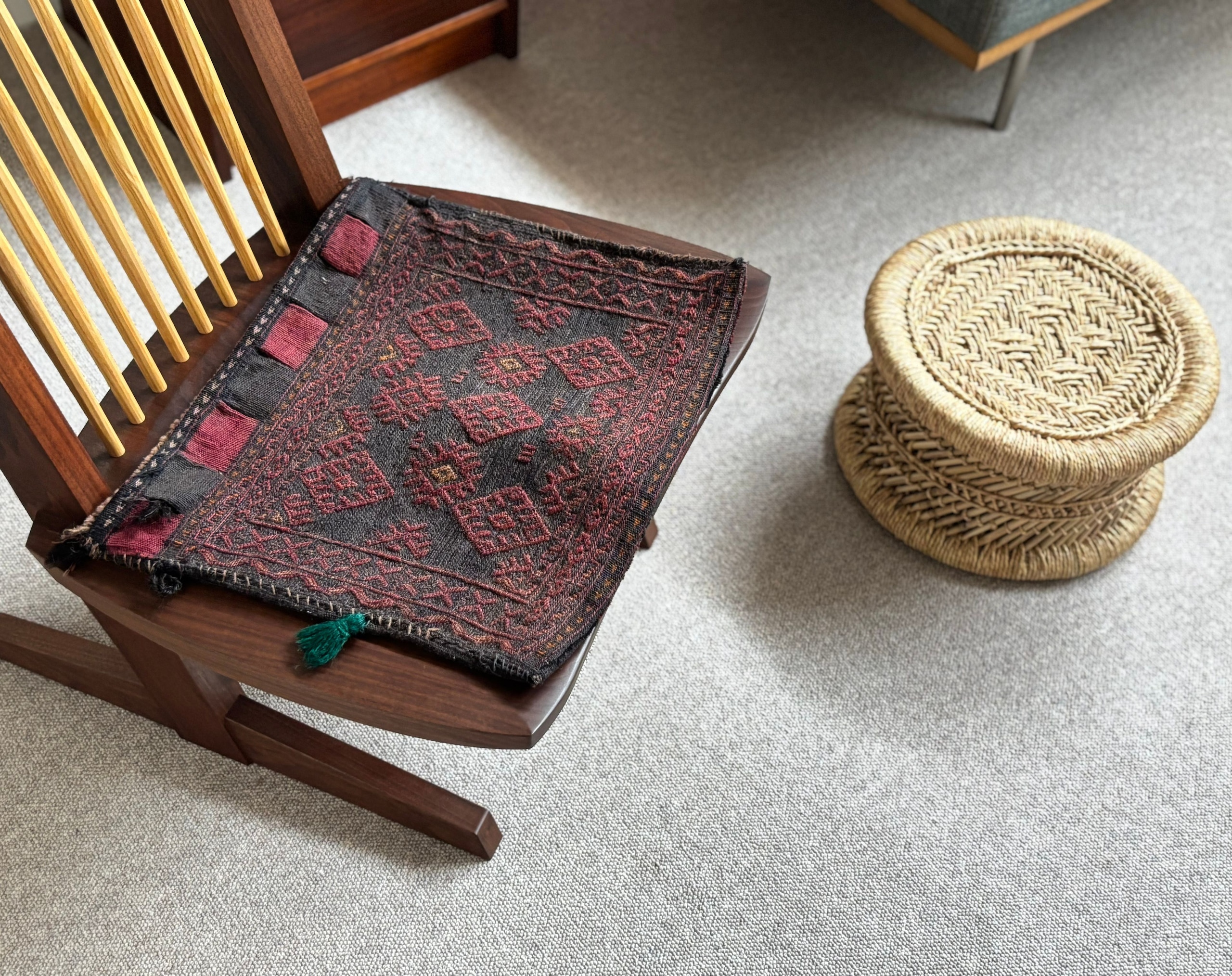 MAKI TEXTILE STUDIO インドの葦スツール「ムラ」小サイズ 07