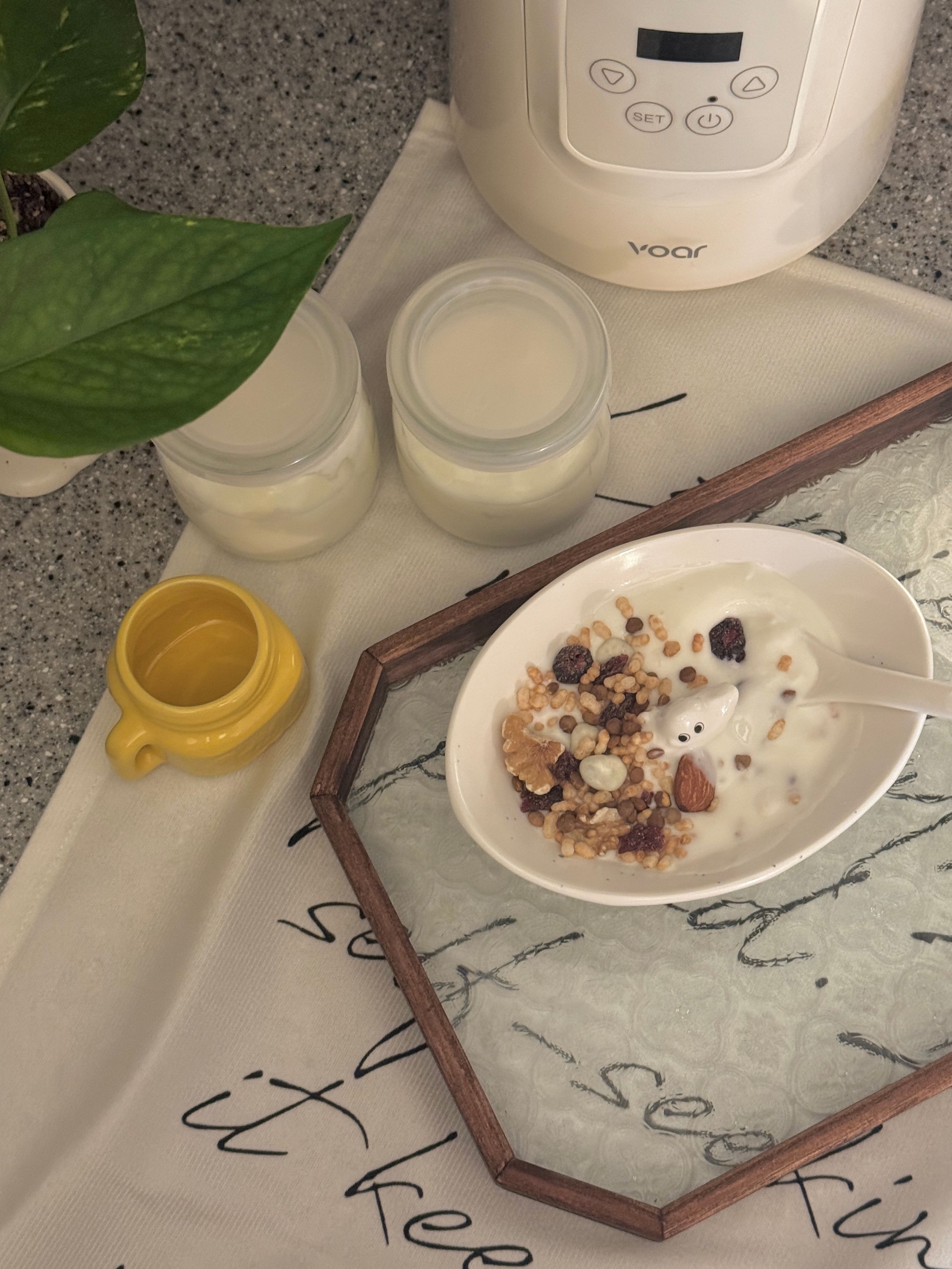 Walnut Wood Glass Tray user photo