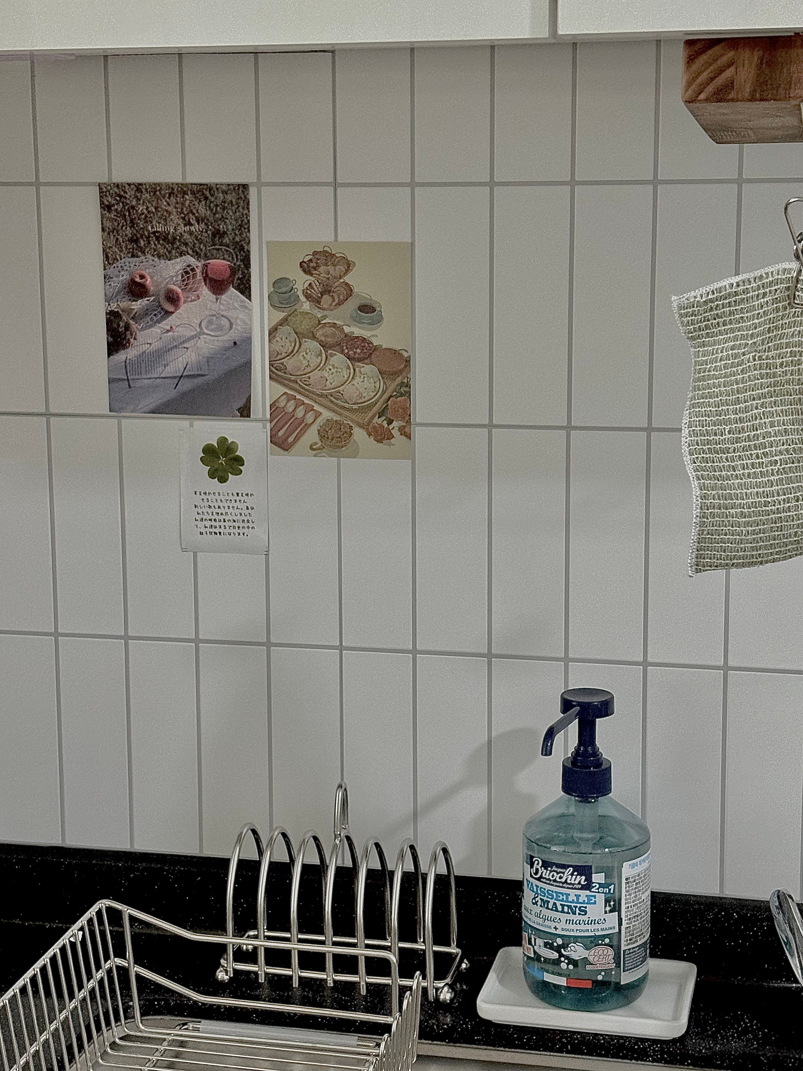 Dual Fit Sink Dish Rack user photo