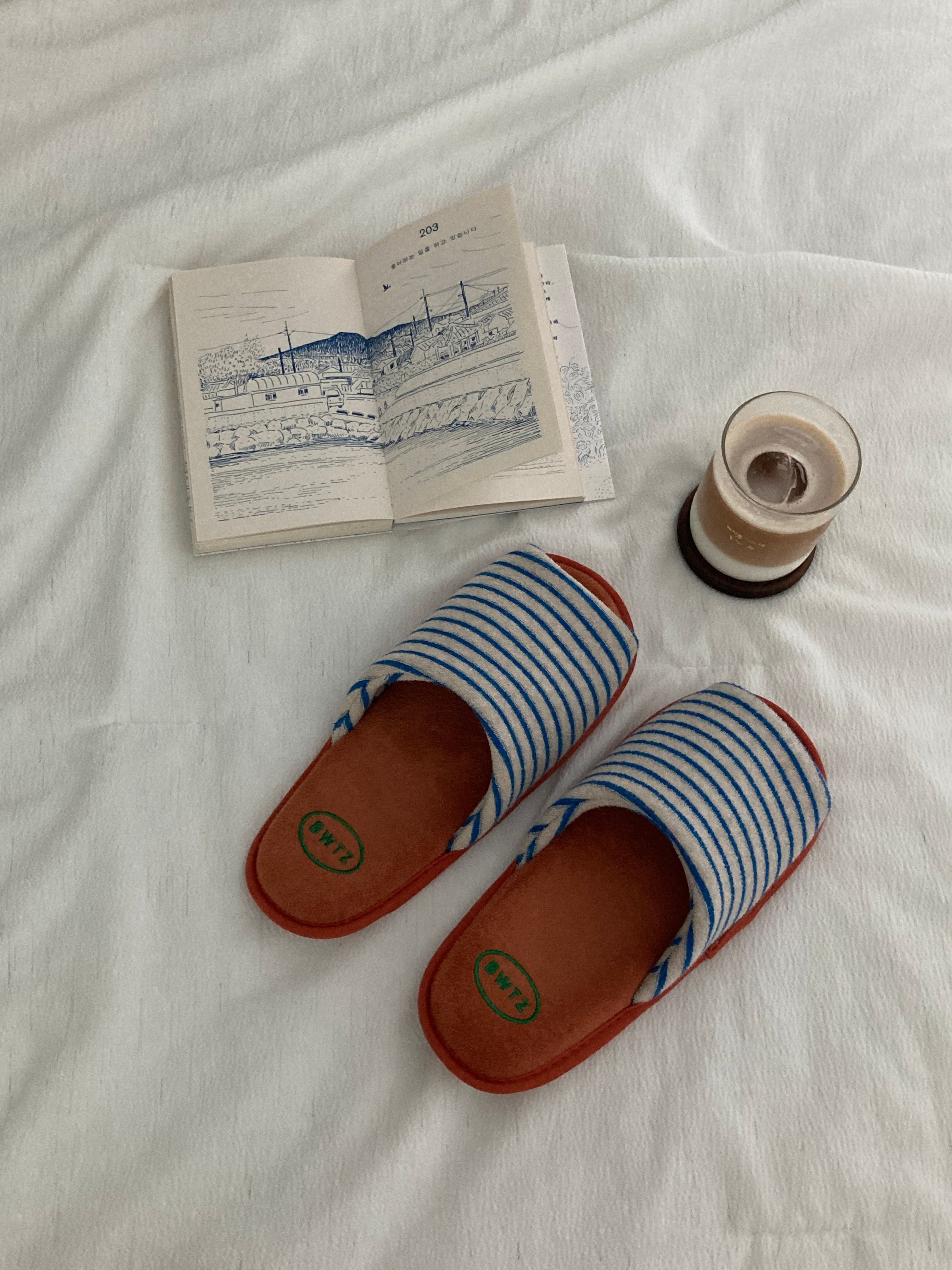BWTZ Terry Stripe Indoor Slippers user photo