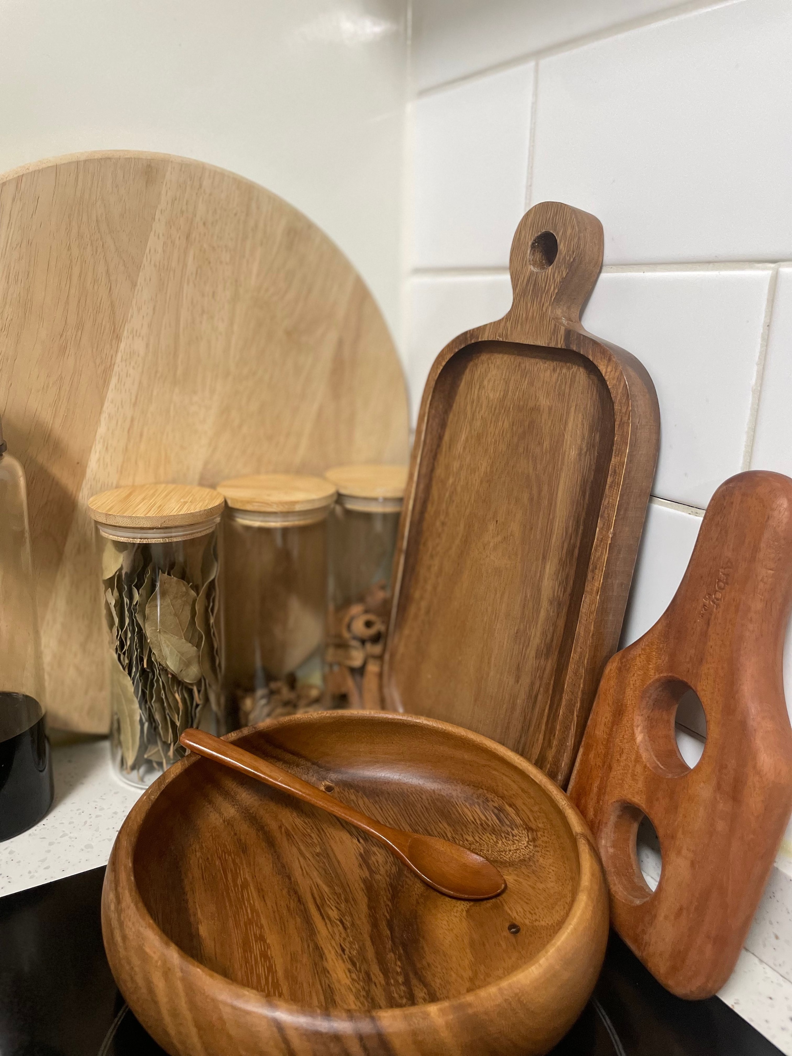 Acacia Wood Brunch Serving Tray user photo