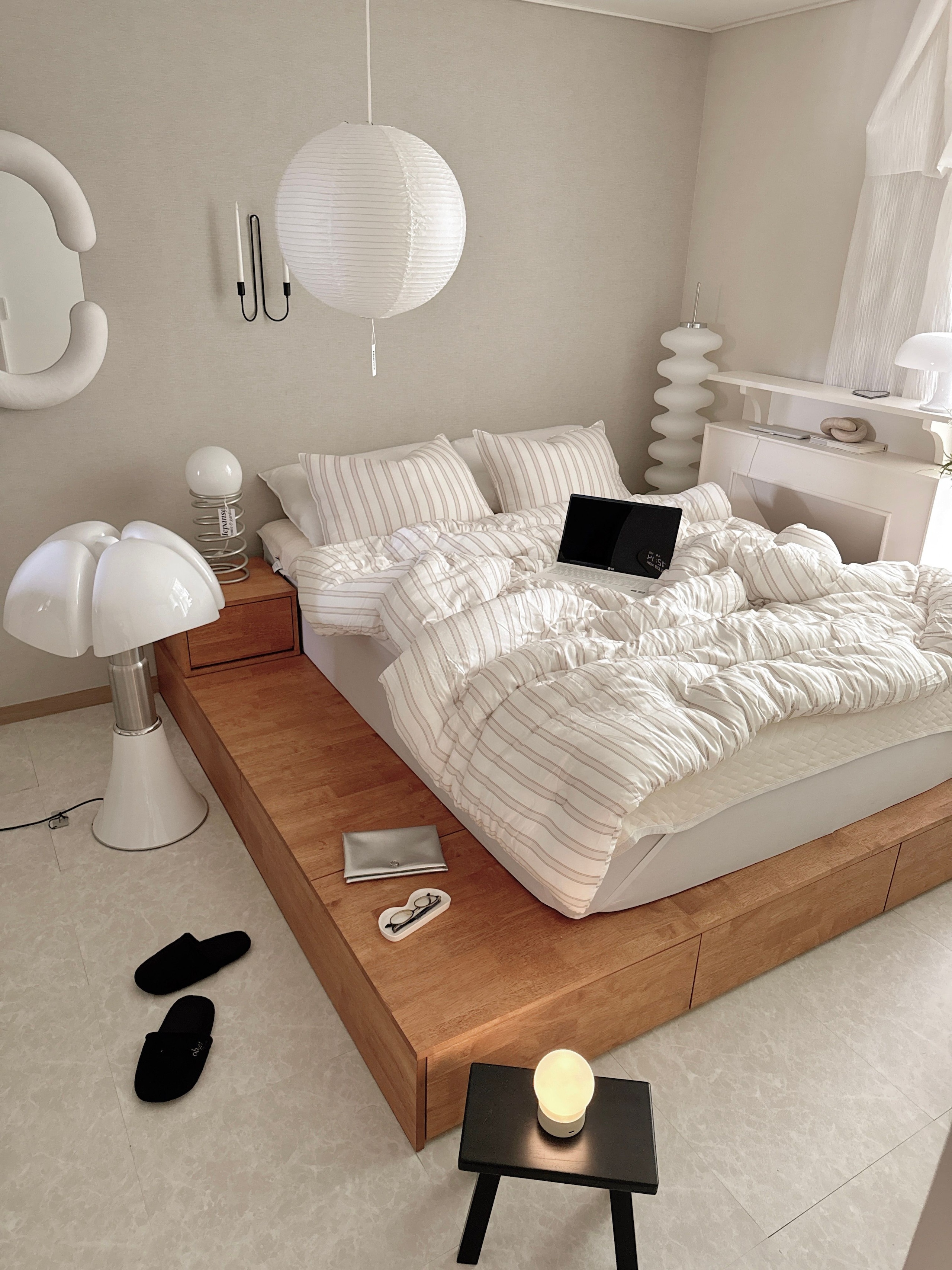 Modal Stripe Comforter & Pillow Set (Corn-Fiber Fill) user photo