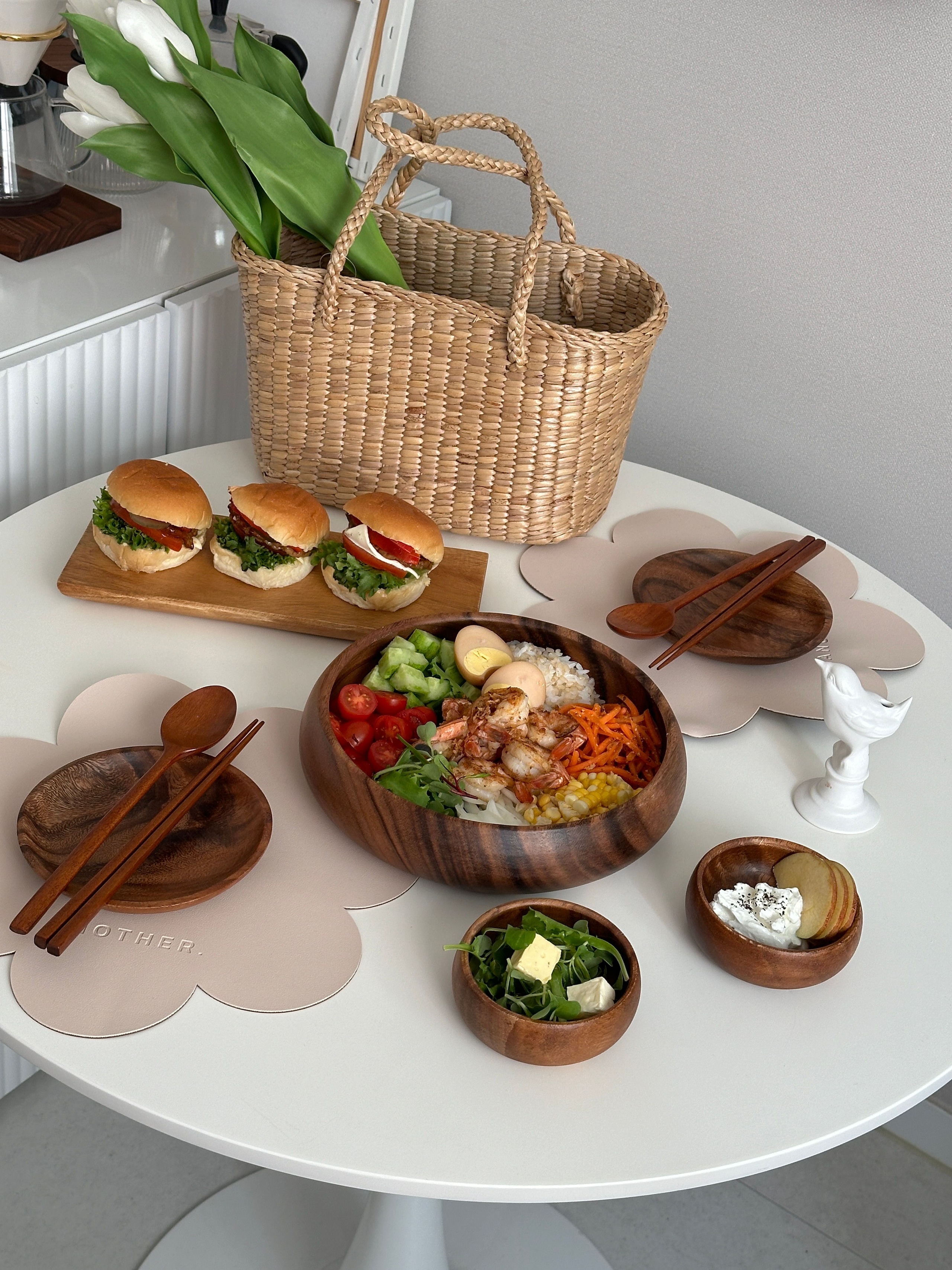 Wood Yogurt Bowl & Spoon Gift Set (4-Piece) user photo