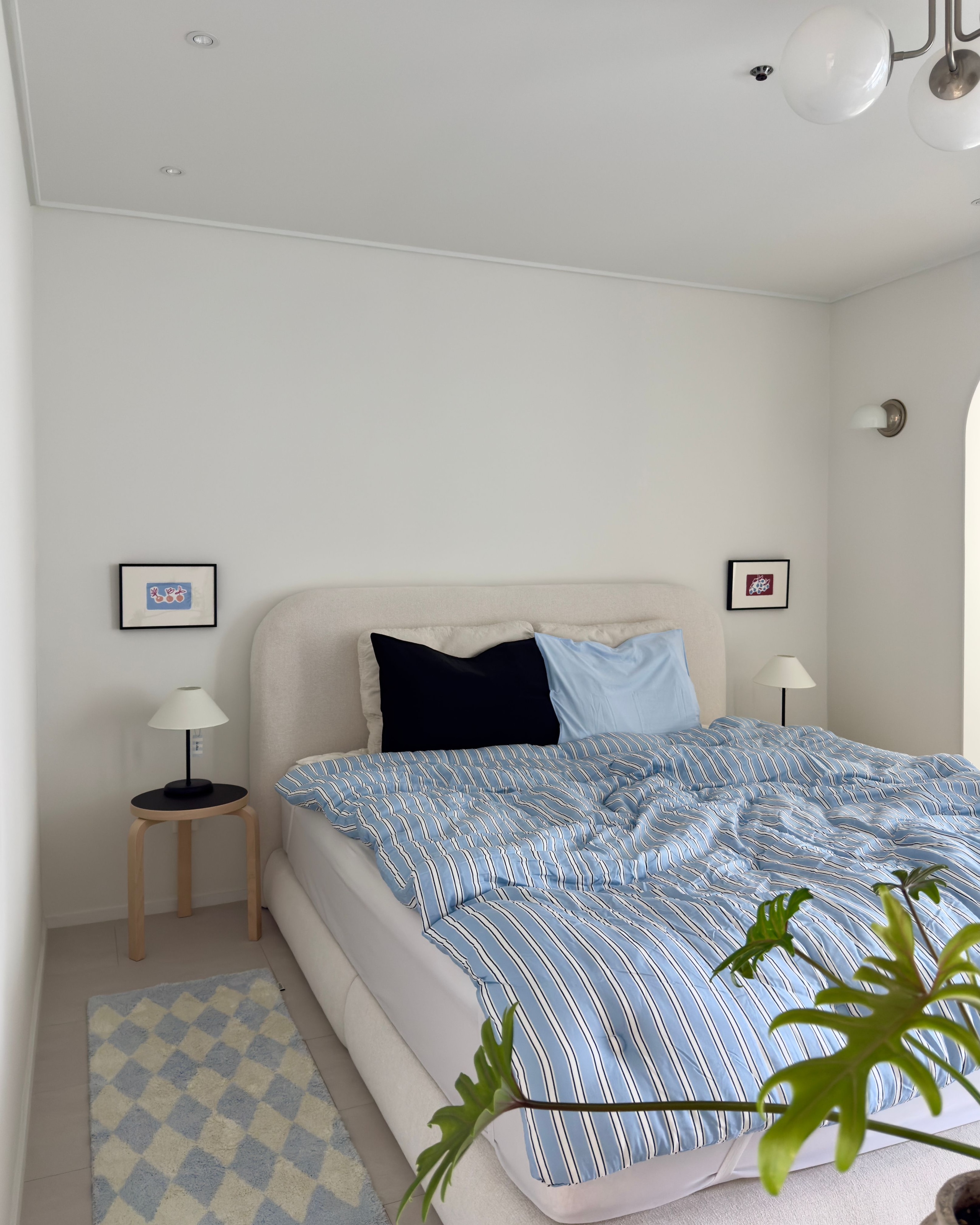 Modal Stripe Comforter & Pillow Set (Corn-Fiber Fill) user photo