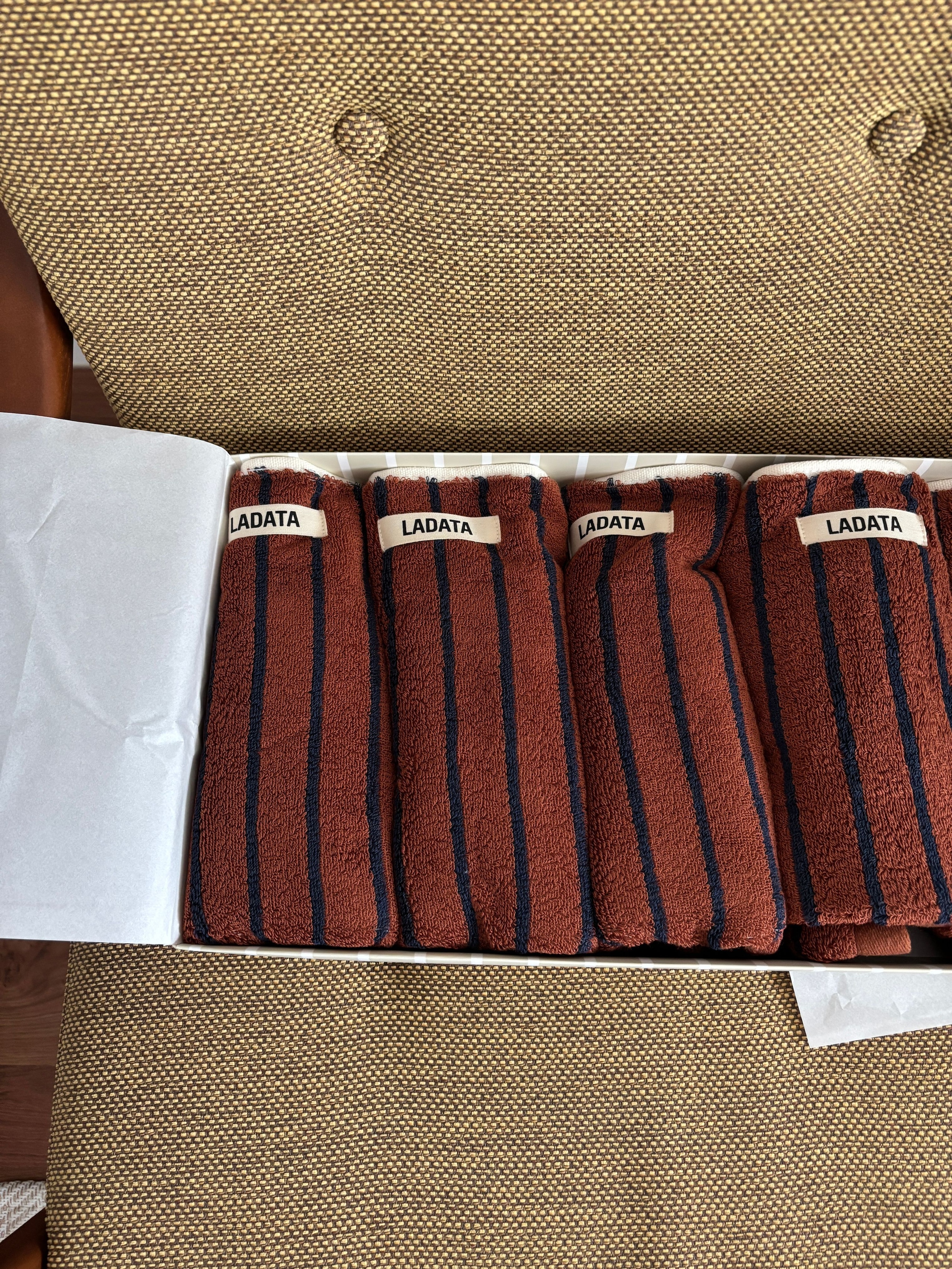 Double-Sided Pattern Hotel Towel Set (5-Piece) user photo