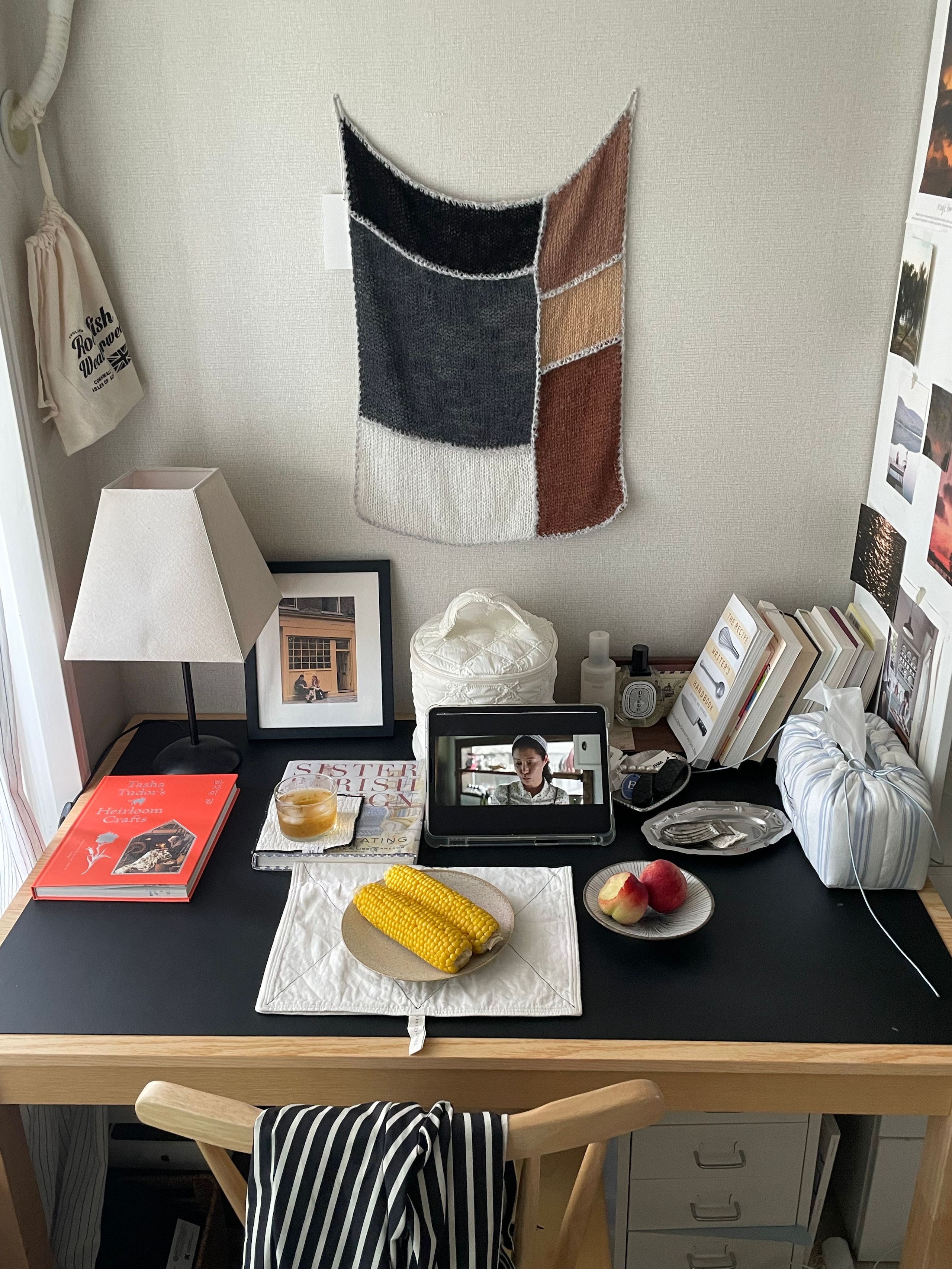Lingling Paradise Striped Cotton Tissue Box Cover user photo