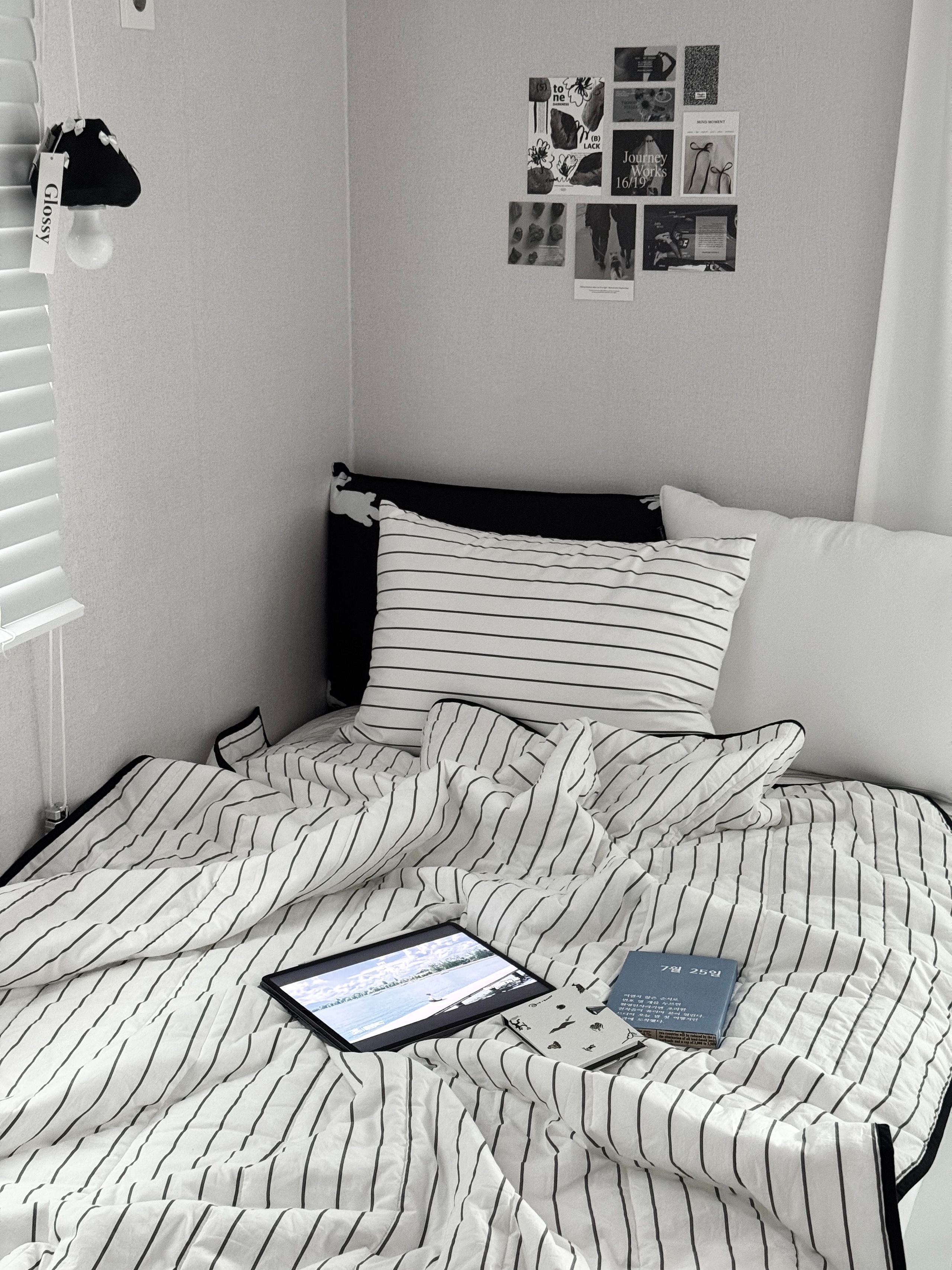 Ian Stripe Cooling Reversible Summer Comforter user photo