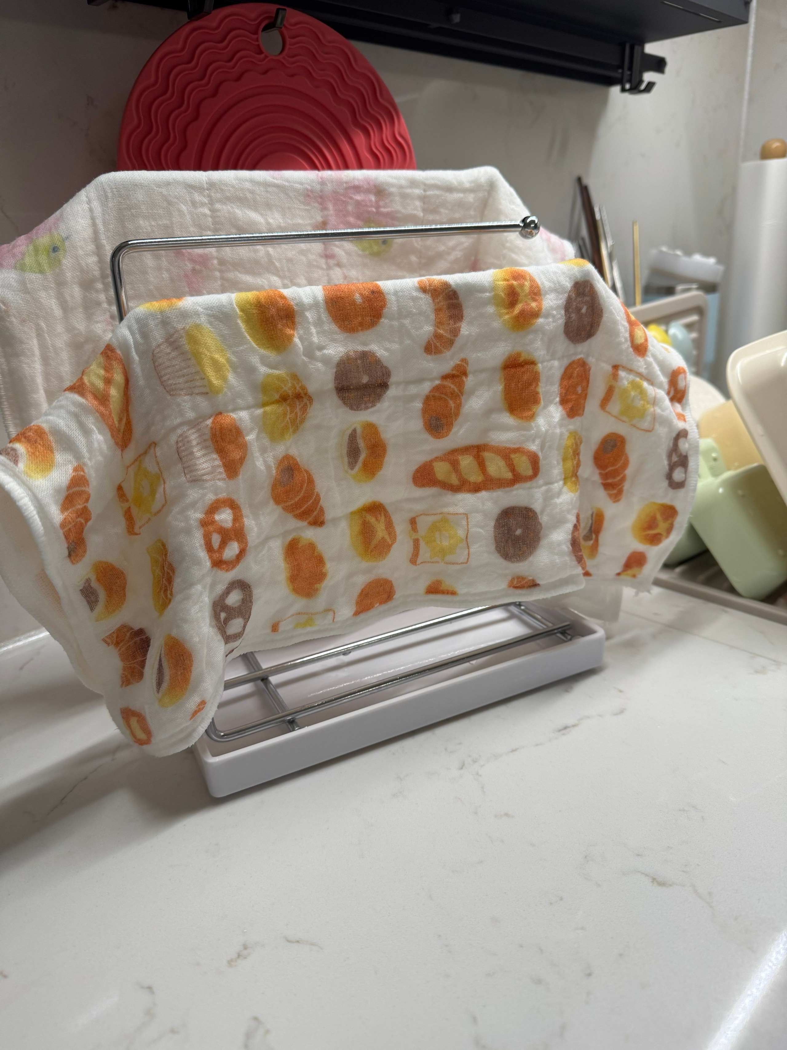 Oatley 3-Tier Modern Stand Dishcloth Rack user photo