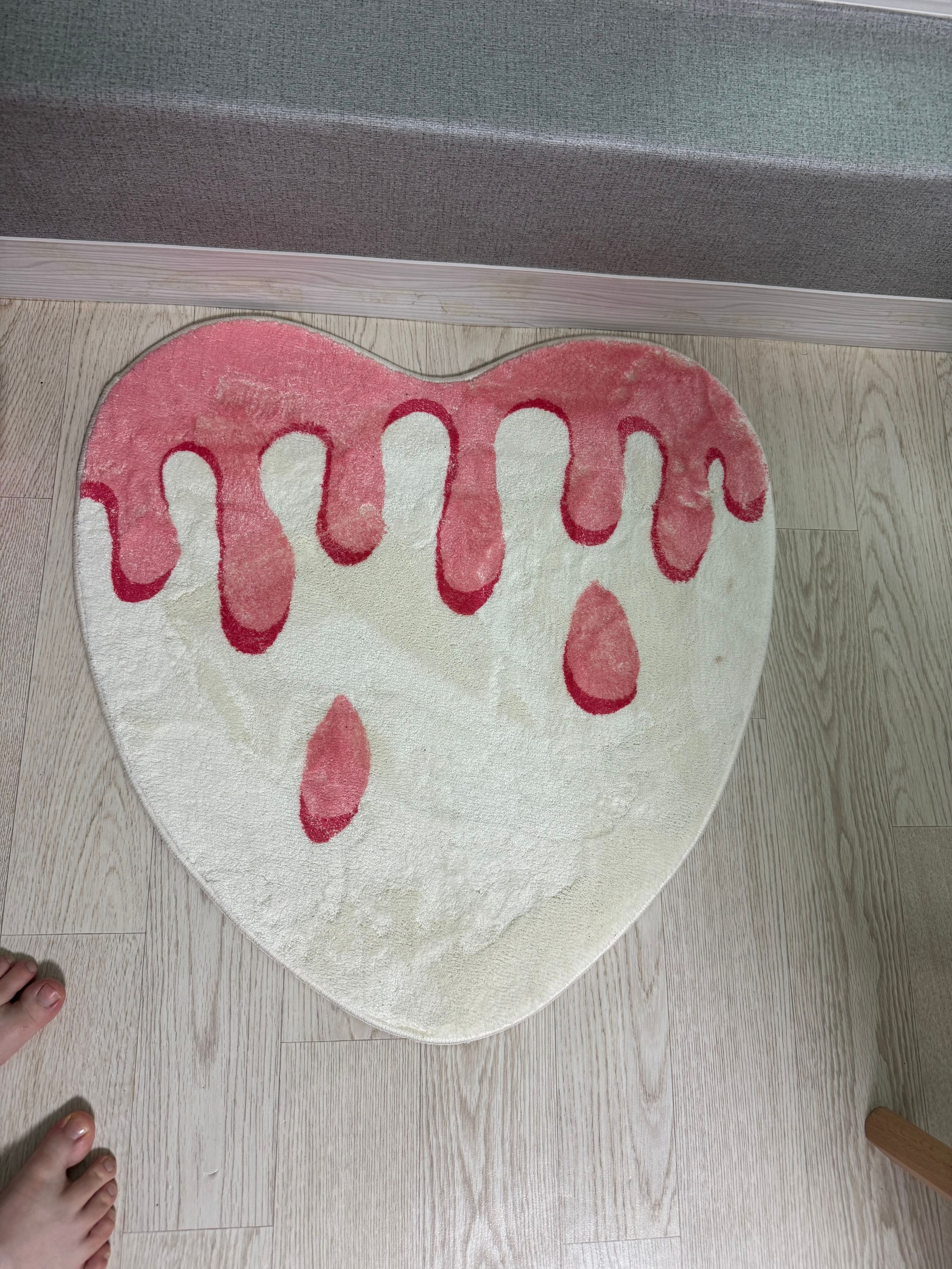 Mini Heart Washable Rug user photo