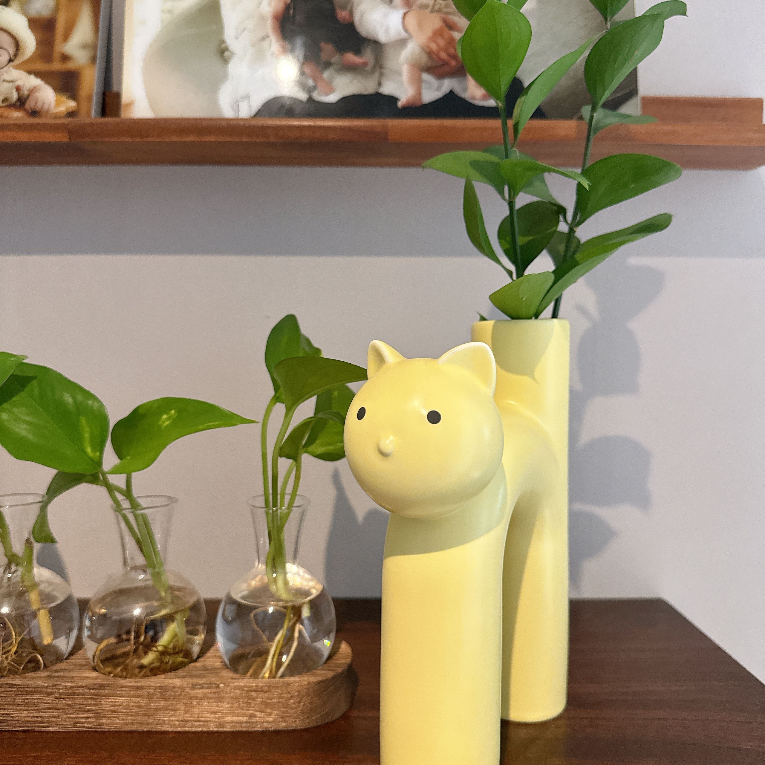 Cat Ikebana Ceramic Vase user photo