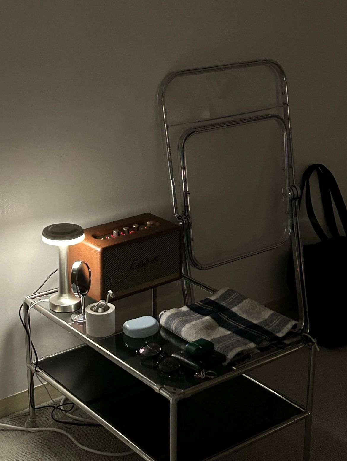 ASPLUND OCTA ガラスローテーブル＆座椅子2点セット 完売品 受注生産
