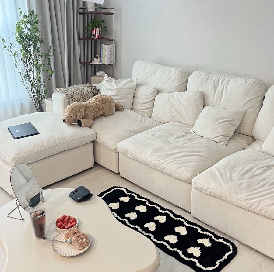 Cream Crush Heart Rug user photo