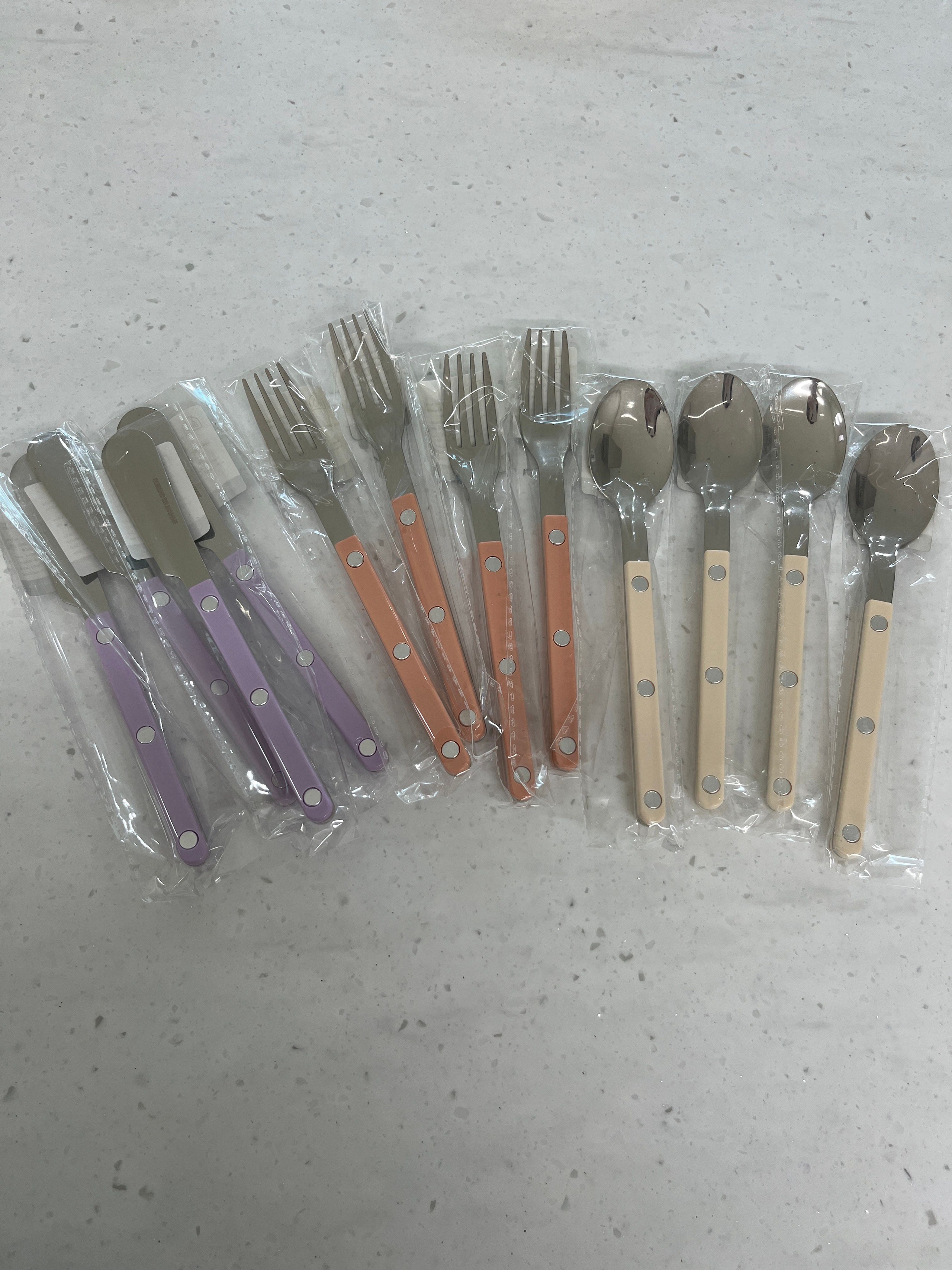 Pastel Dessert Cutlery Set – 3-Piece user photo