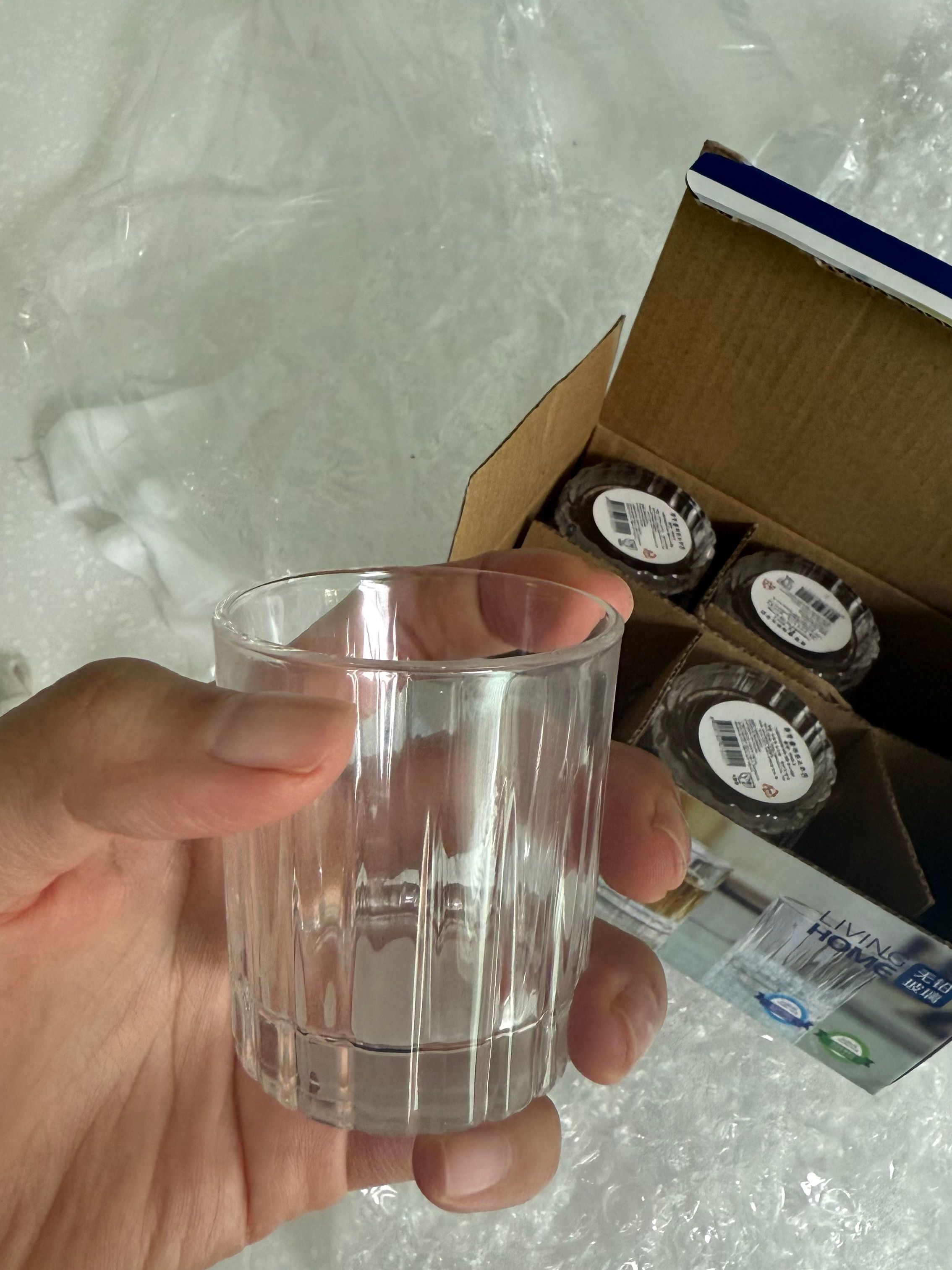 Retro Stripe Soju Shot Glass user photo