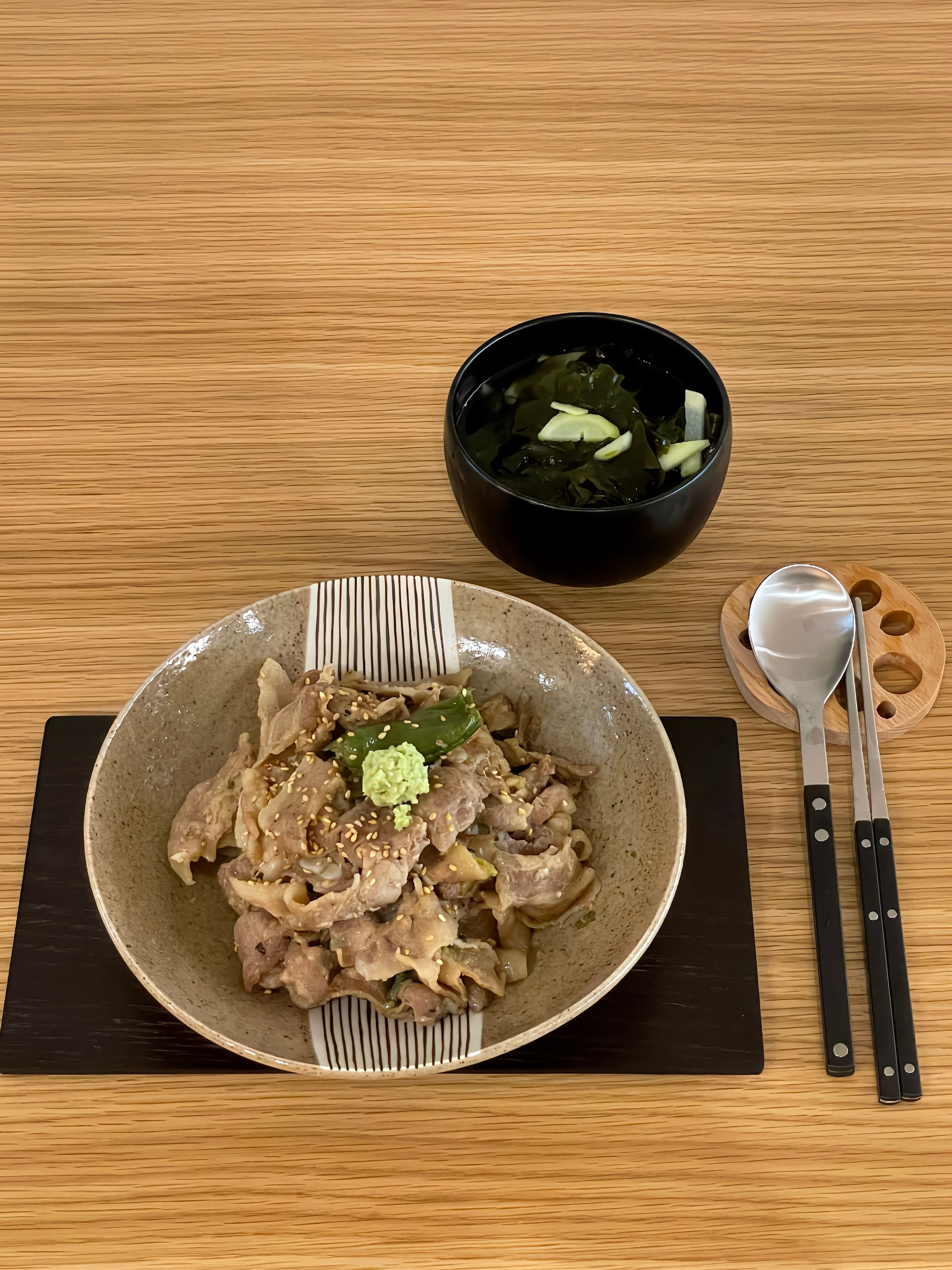 Wood Lotus Root Spoon Rest & Coaster Set (2-Piece) user photo