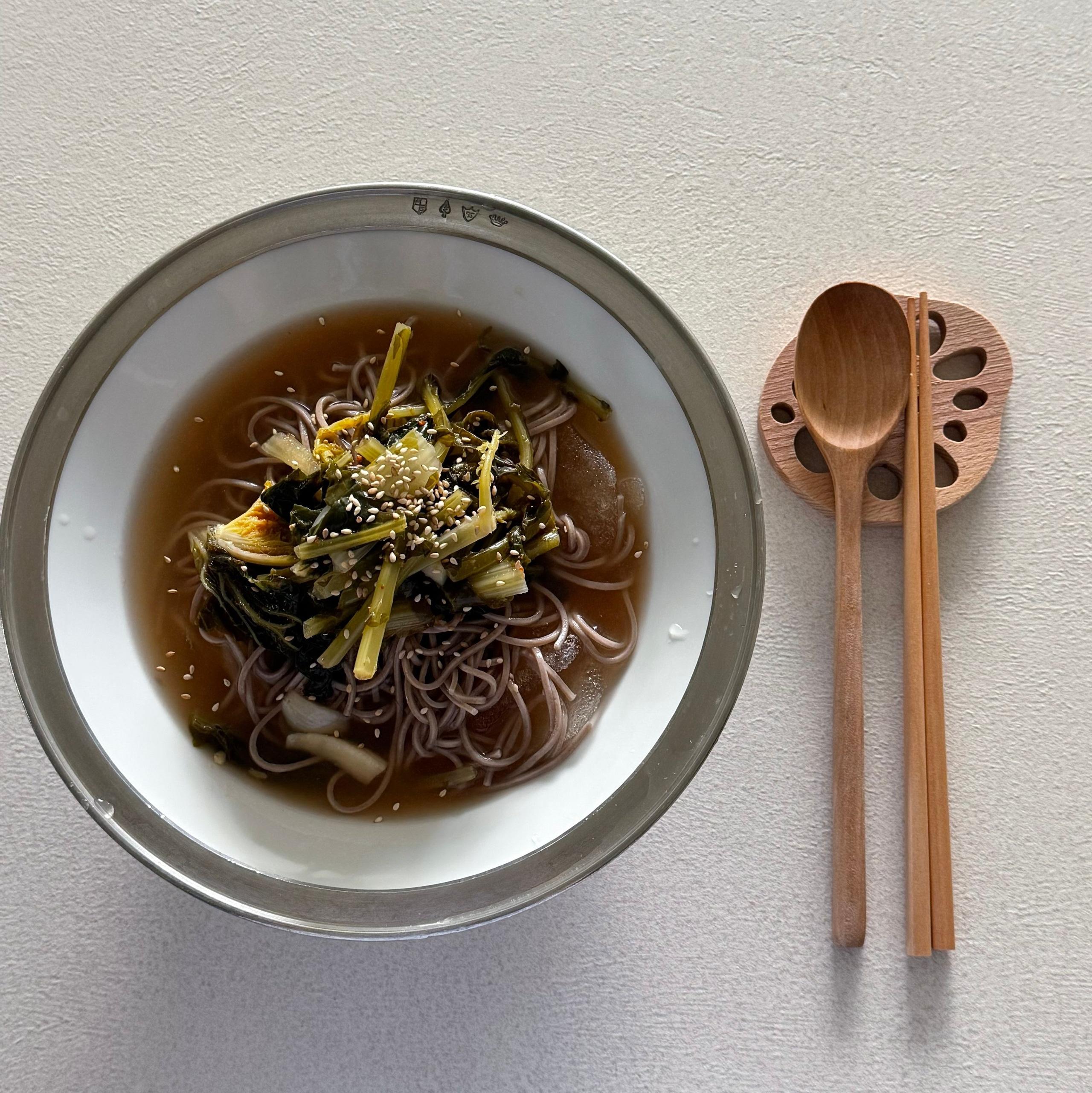 Wood Lotus Root Spoon Rest & Coaster Set (2-Piece) user photo