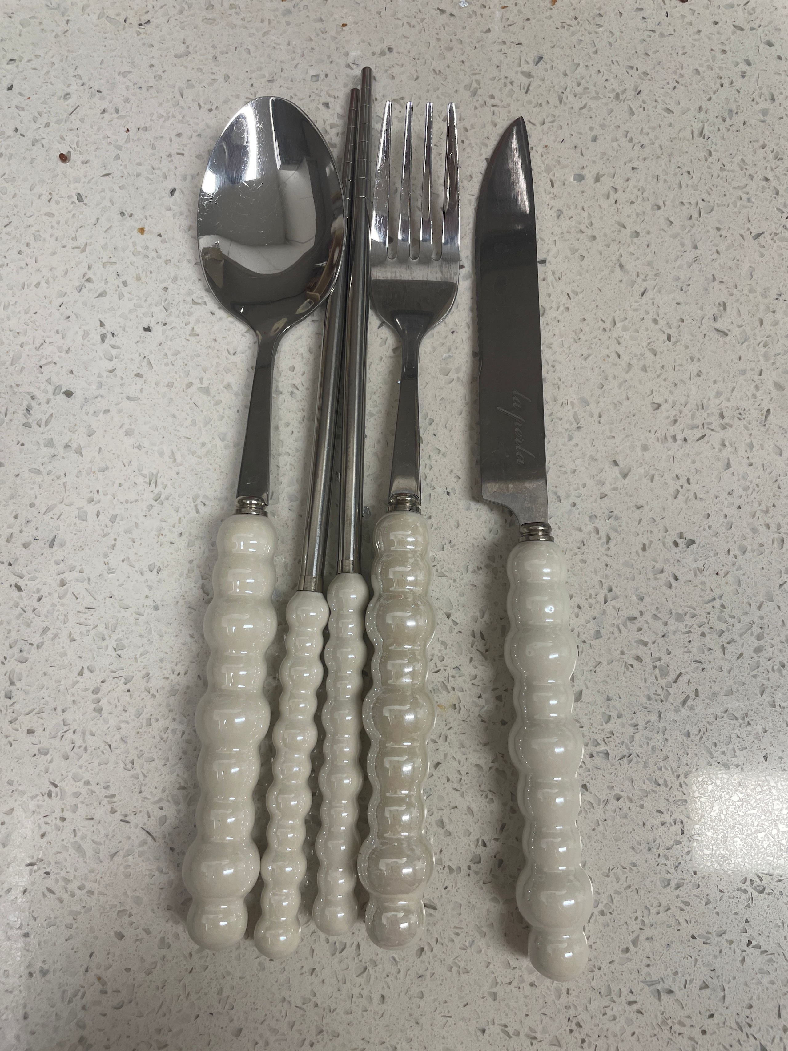 Bead Handle Full Flatware Set (4-piece) user photo