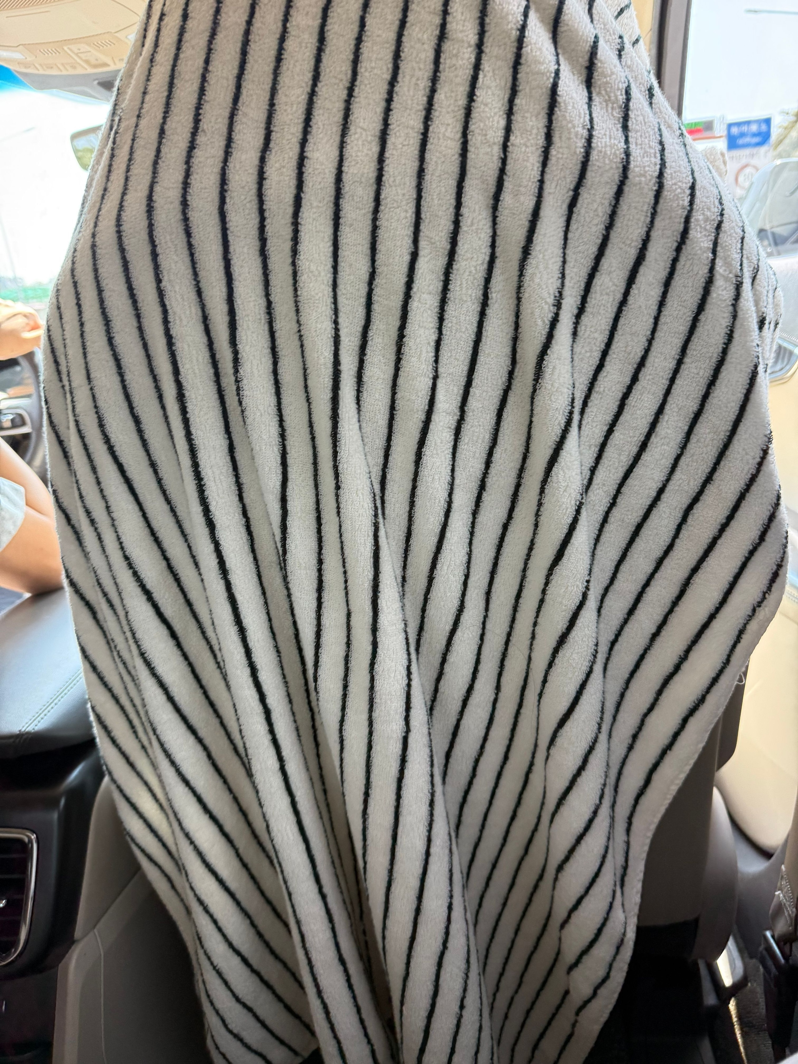 Cotton Modern Stripe Oversized Bath & Beach Towel user photo