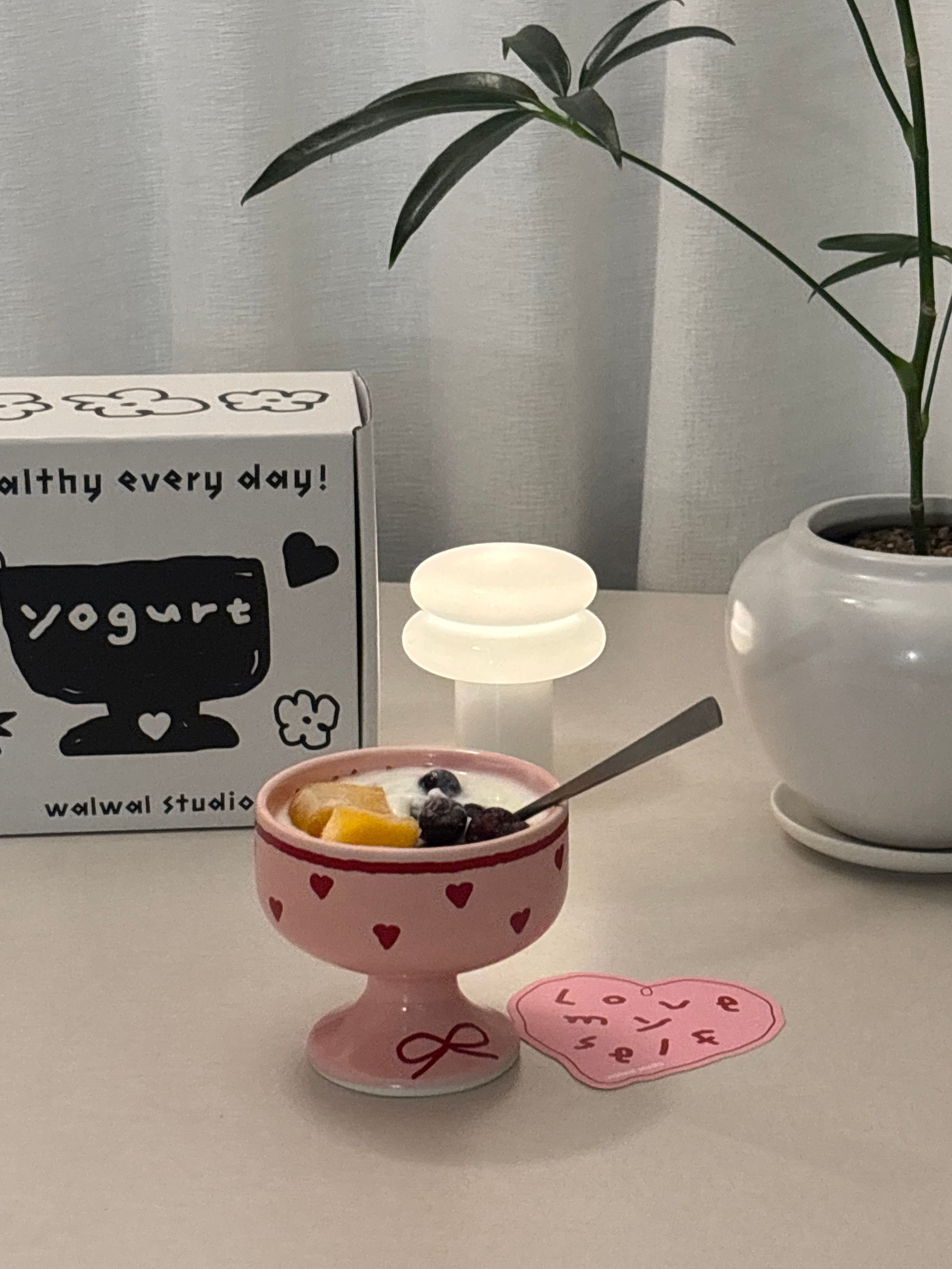 Pink Edition Ceramic “Just Be” Dessert Bowl Gift Set user photo