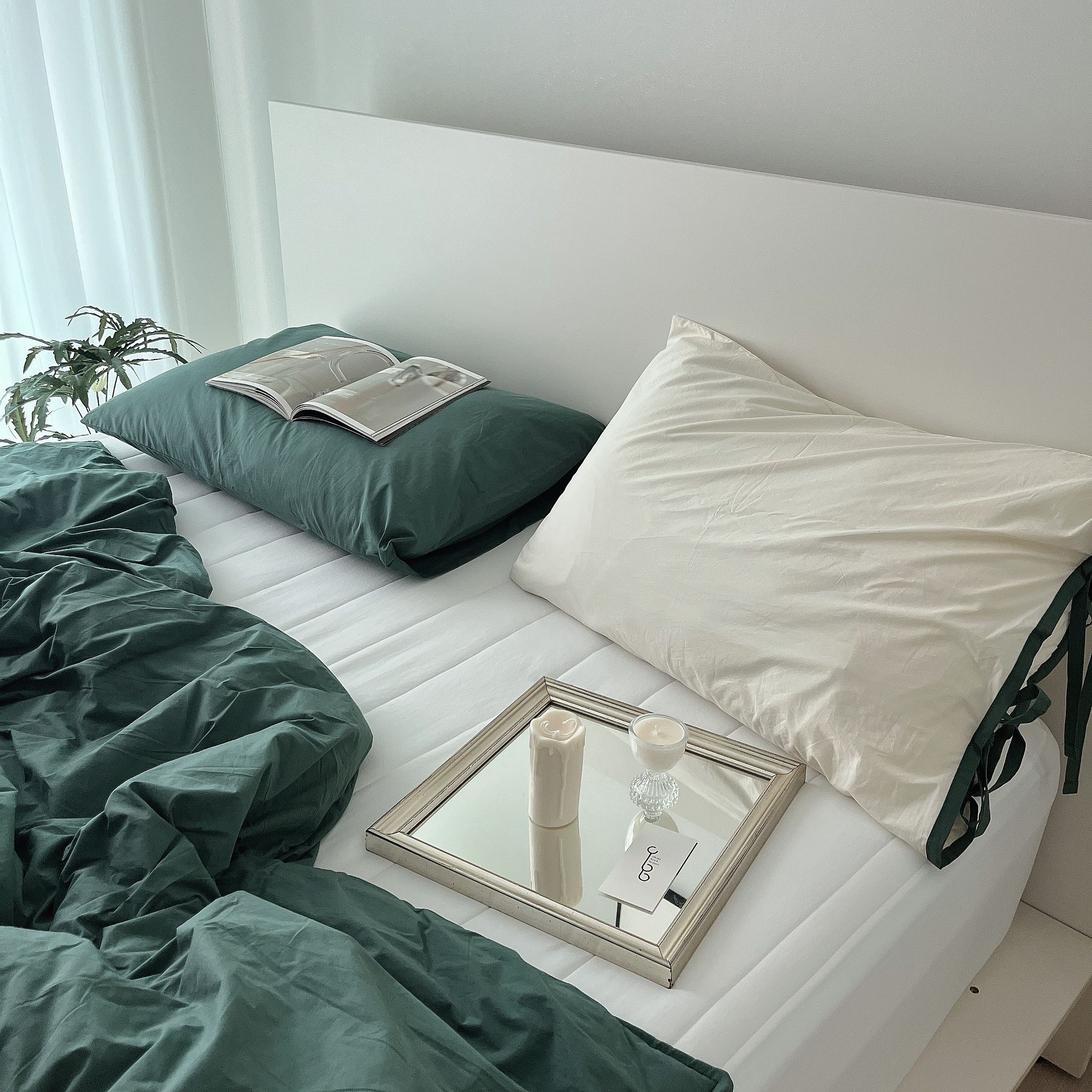 Self-Warming Stripe Comforter Set user photo