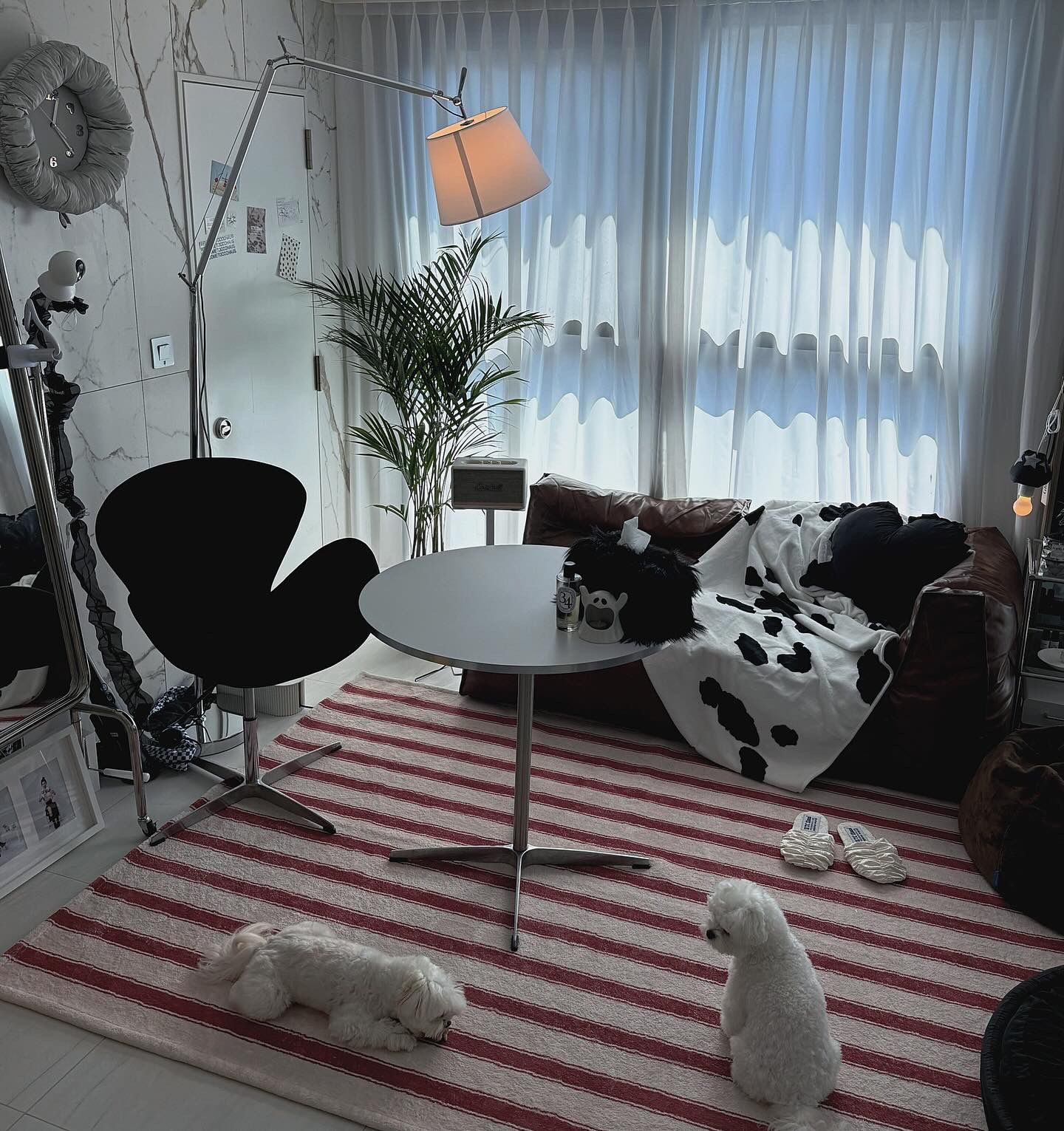 Red Stripe Pattern Rug user photo