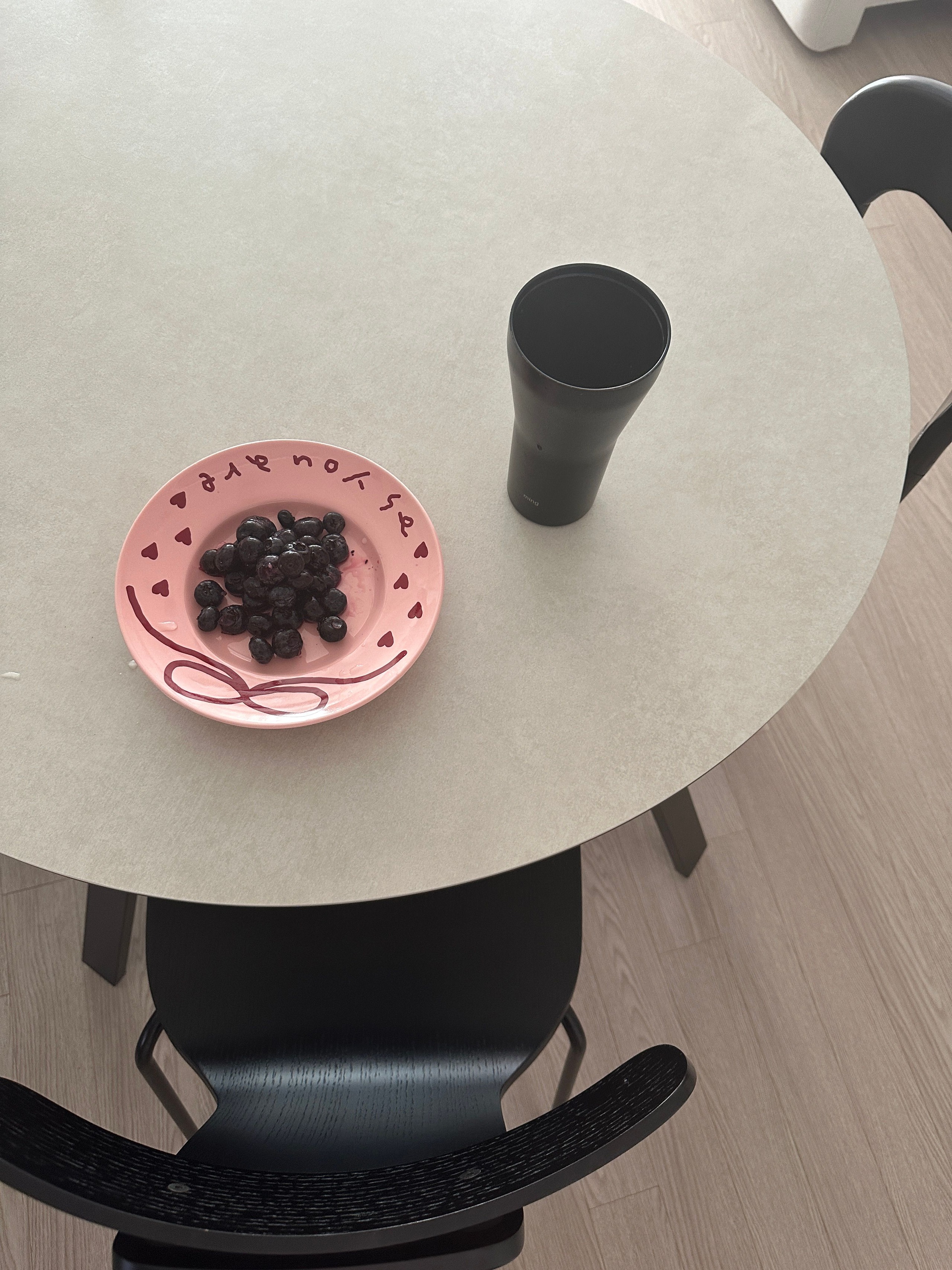 Pink Edition Ceramic Heart Salad Plate with Dressing Cup user photo