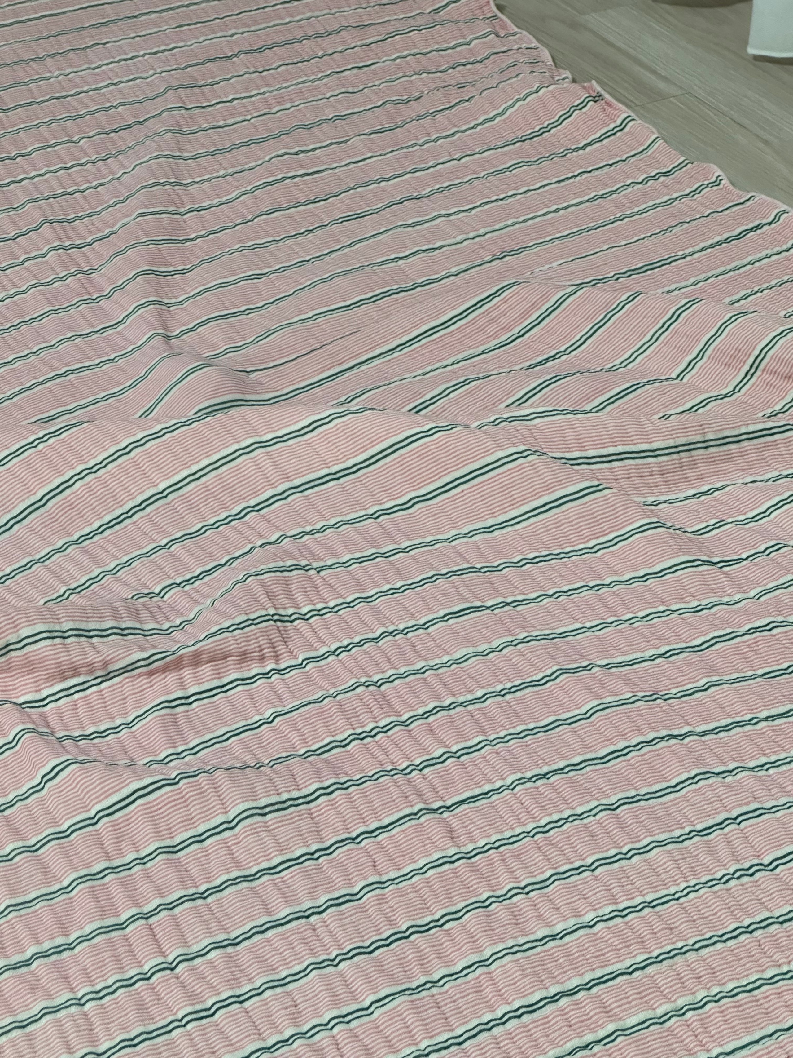 Stripe Triple-Layer Gauze Blanket user photo