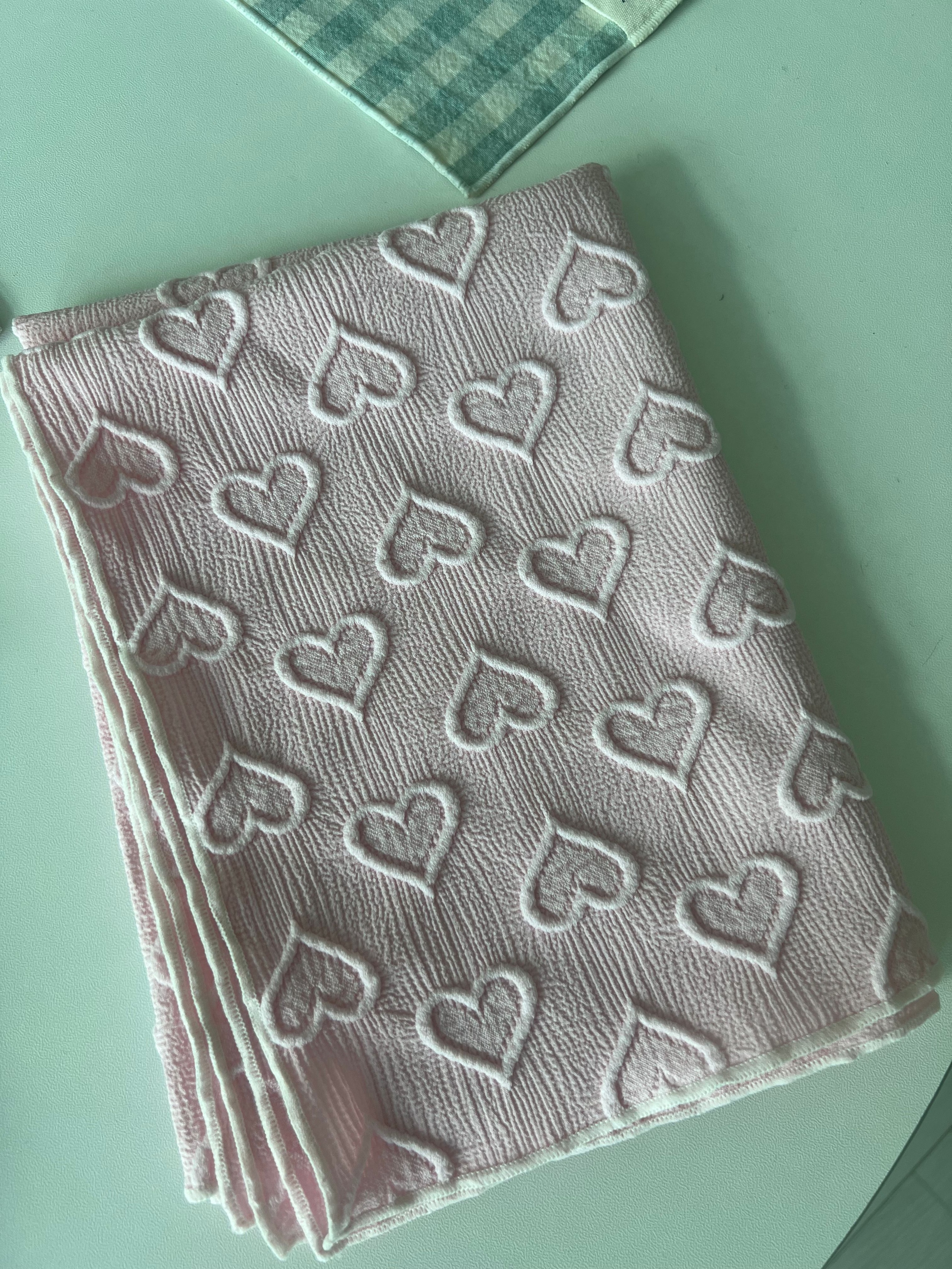 Heart Jacquard Kitchen Drying Mat user photo
