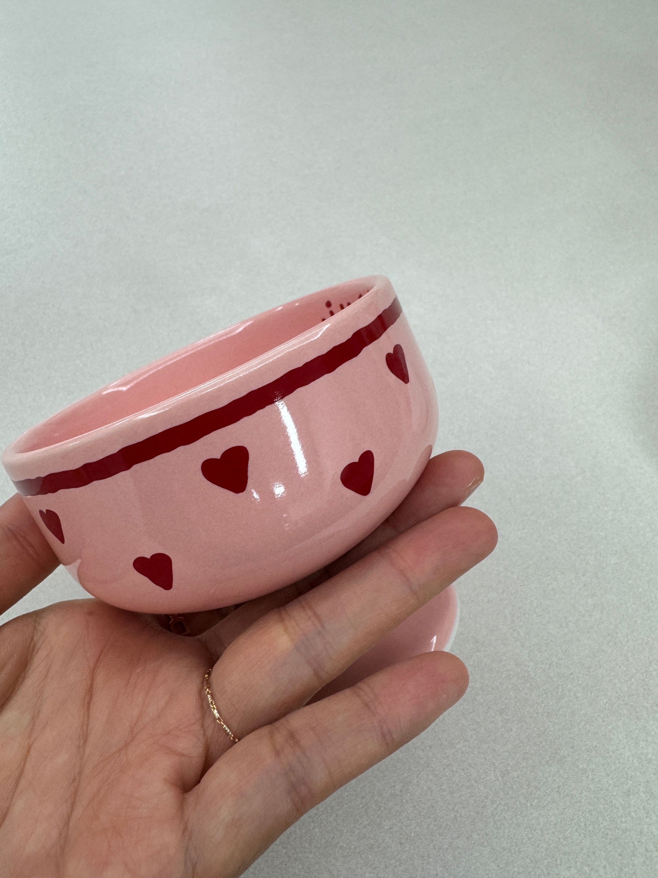 Pink Edition Ceramic “Just Be” Dessert Bowl Gift Set user photo