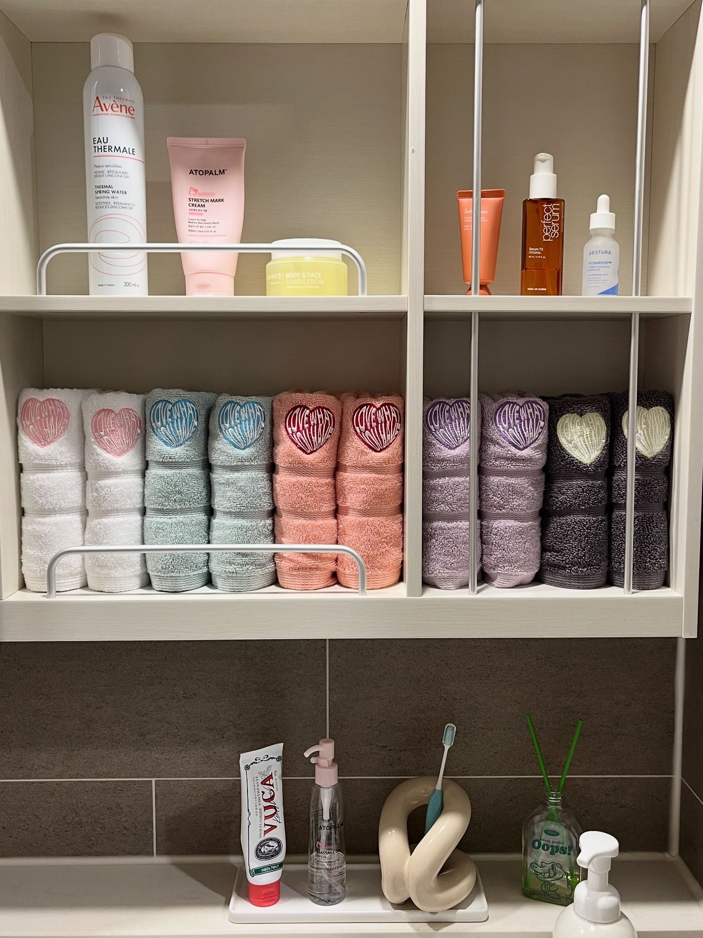 Heart Embroidery Kitsch Towel Set (10-Pack) user photo